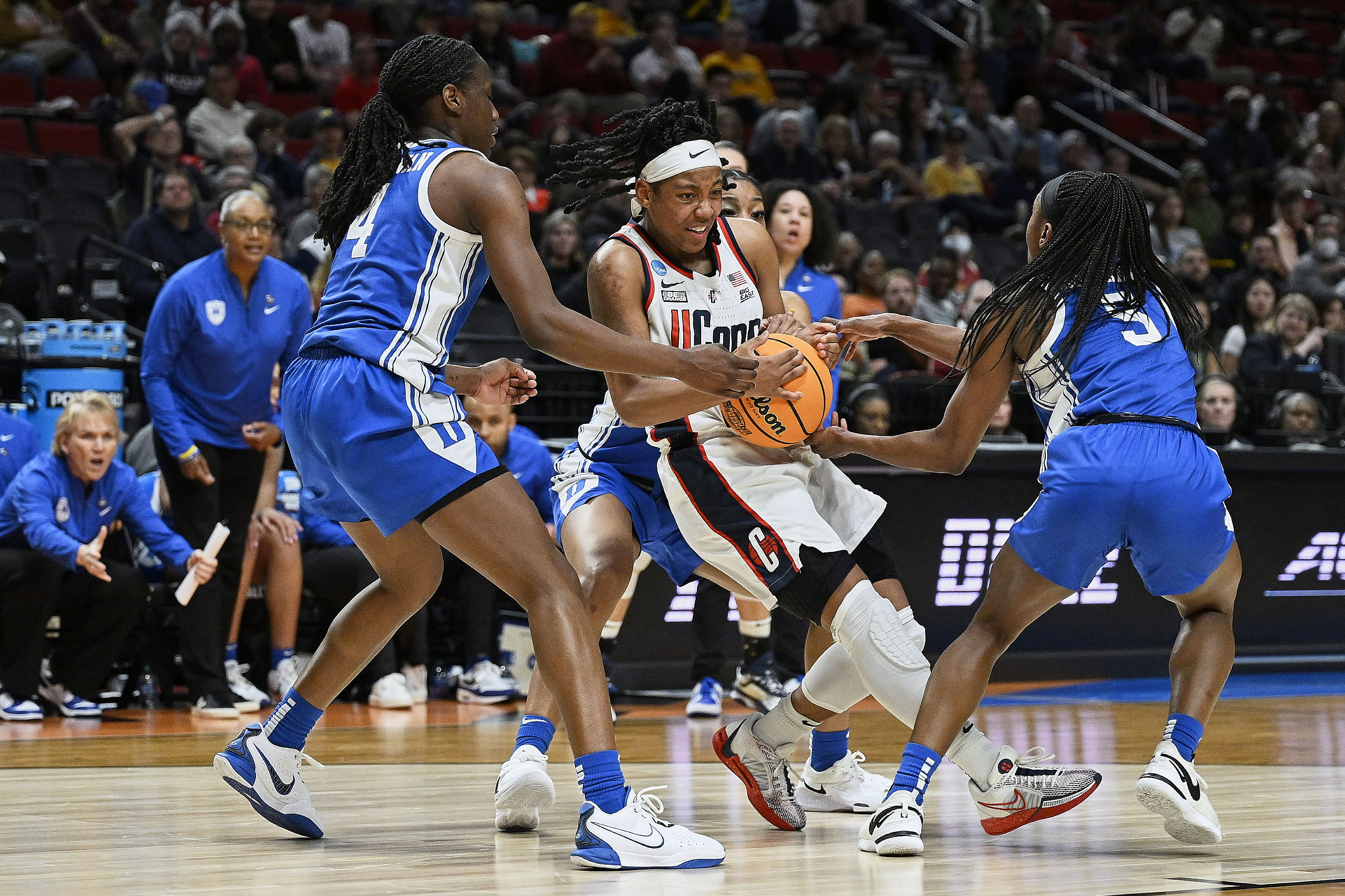 NCAA Womens Basketball: NCAA Tournament Portland Regional-UConn vs Duke