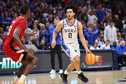 Duke’s Jared McCain surprises his teammates with white and blue colored Crocs ahead of the 2024 NBA draft