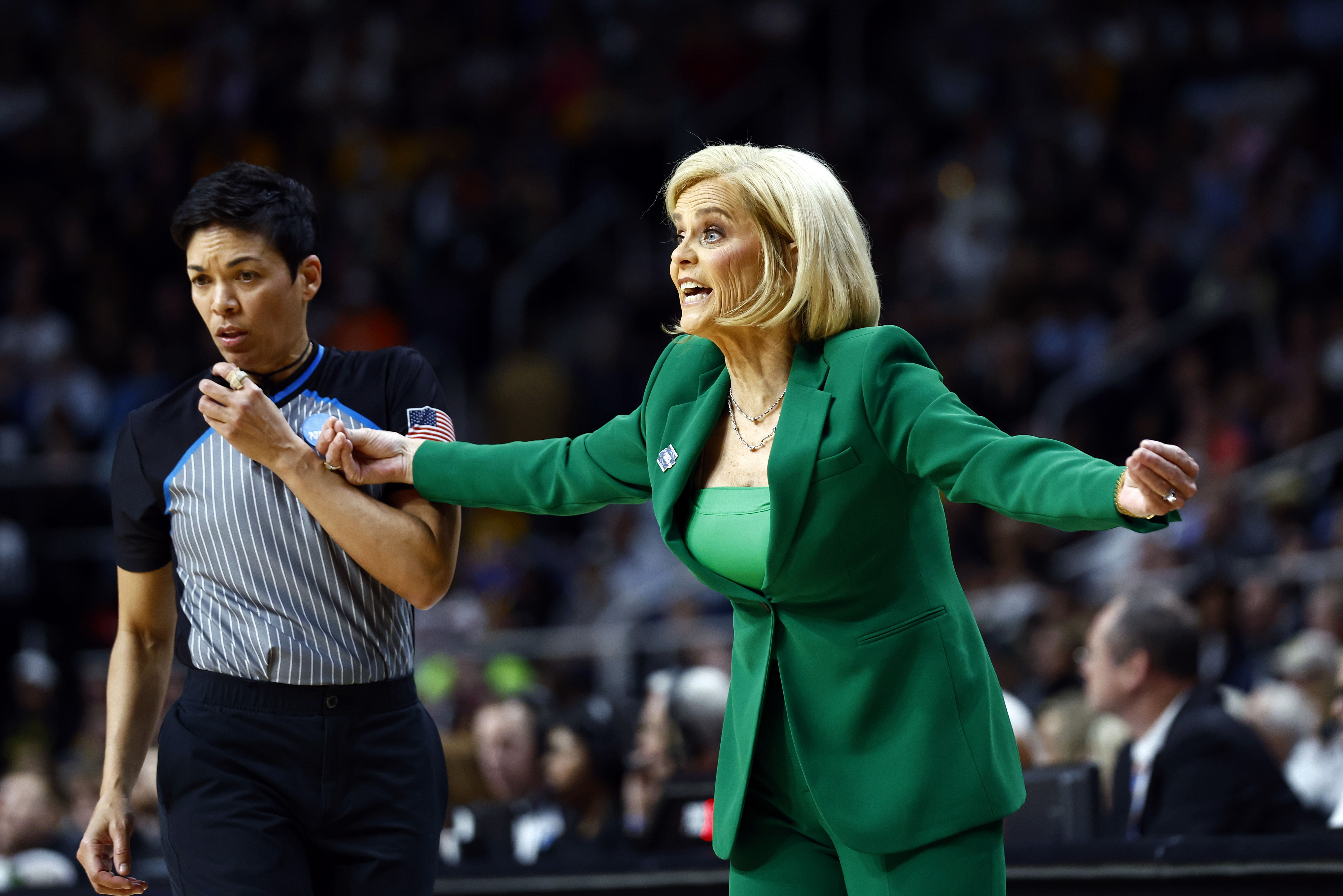 NCAA Womens Basketball: NCAA Tournament Albany Regional-LSU vs Iowa