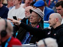 PHOTO: Actor Bill Murray spotted on public train home following Cubs' win over Mets