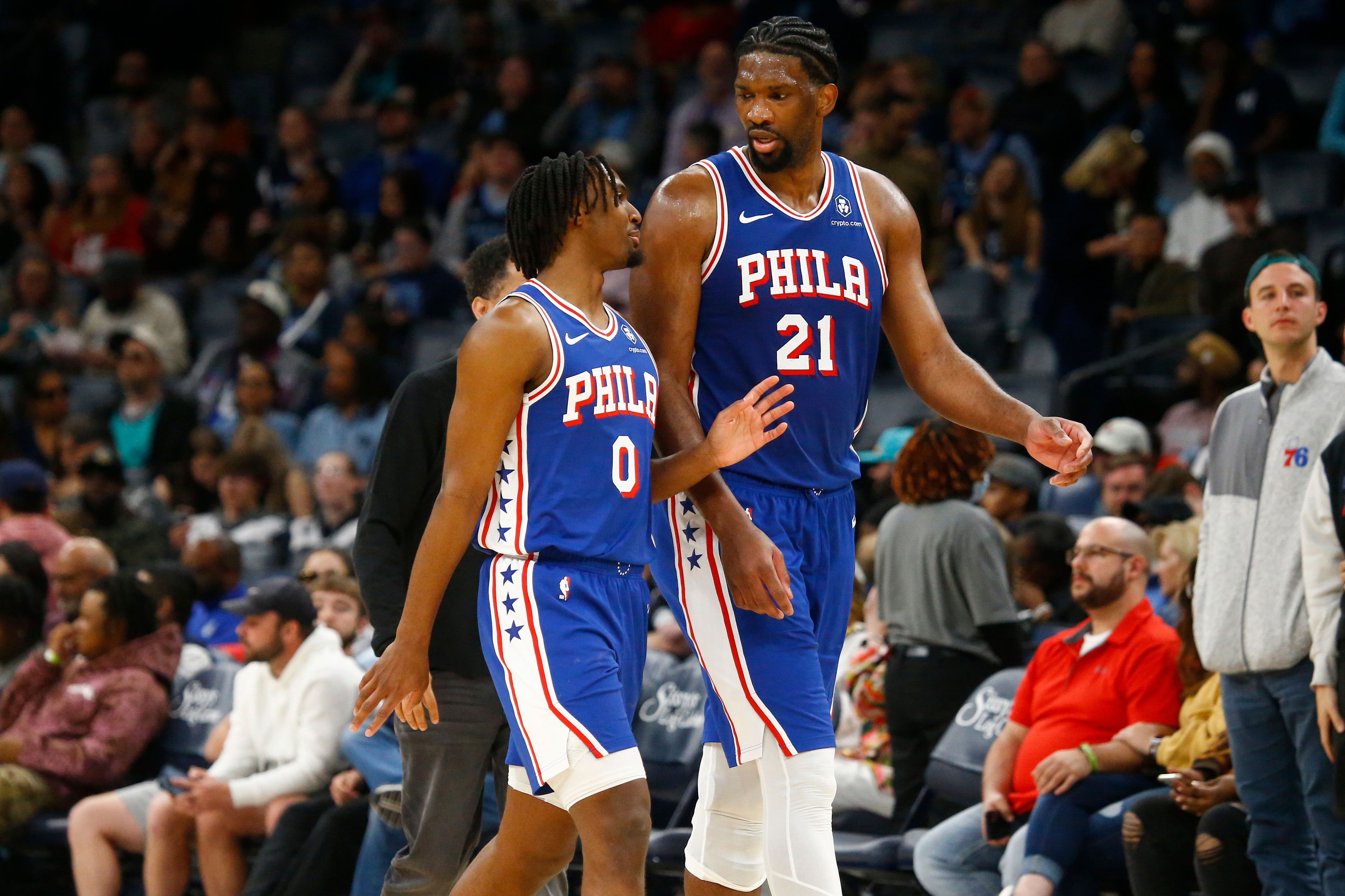Joel Embiid and Tyrese Maxey have chemistry
