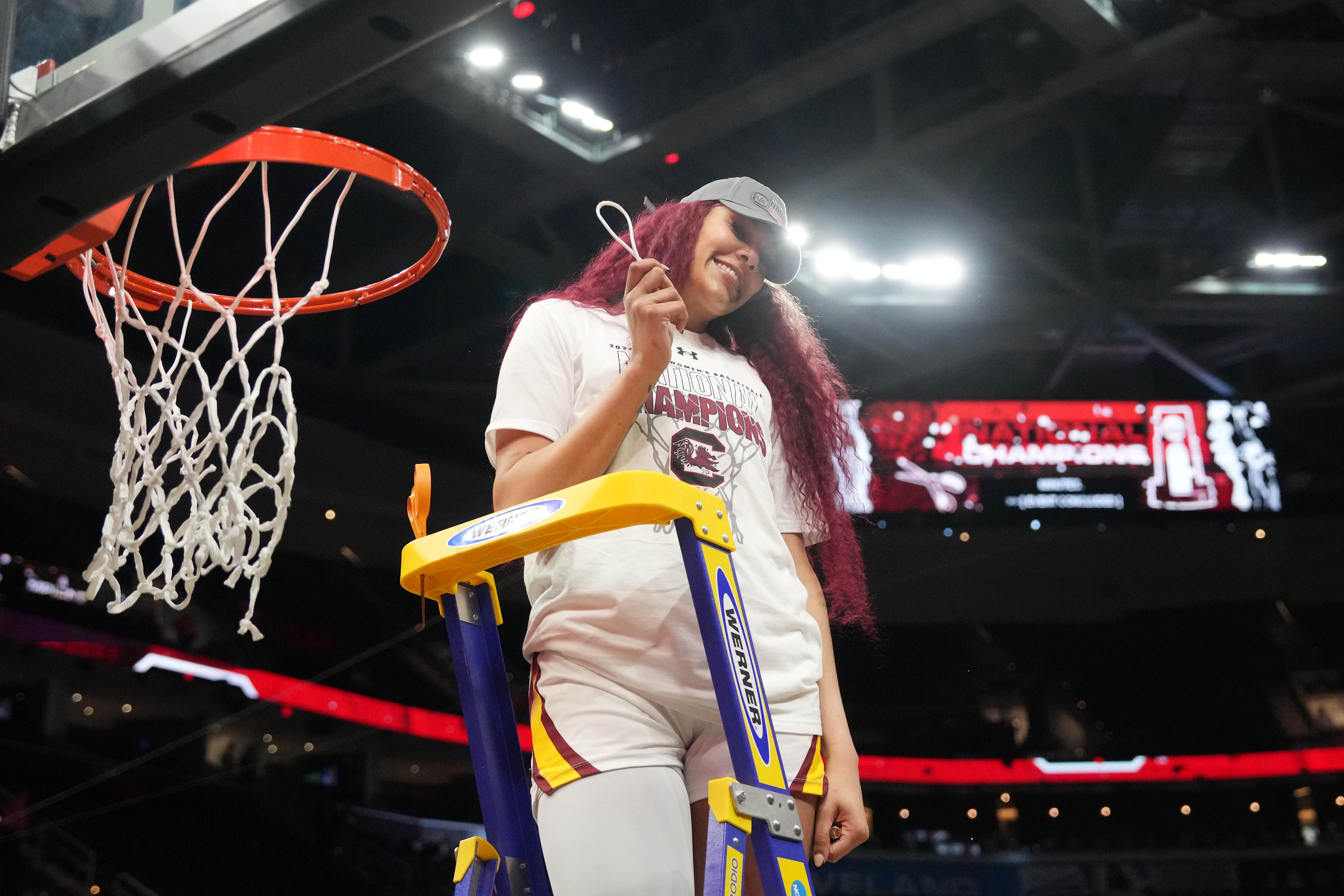 Kamilla Cardoso just helped Dawn Staley&#039;s Gamecocks to their third NCAA title.