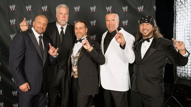 Triple H, Shawn Michaels and the rest of The Kliq were instrumental to legendary 9-time WWE champions' iconic name
