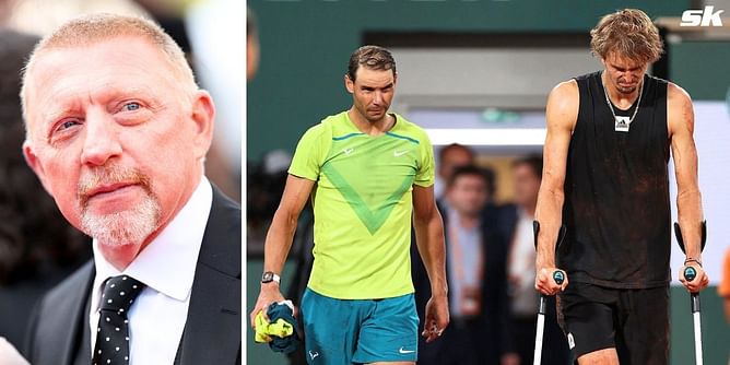 "Not talking about revenge... Alexander Zverev's injury wasn't Rafael Nadal's fault" - Boris Becker weighs in on French Open rematch