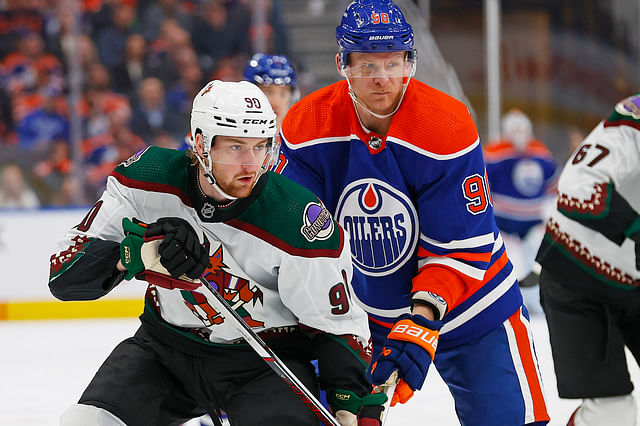 NHL: Arizona Coyotes at Edmonton Oilers