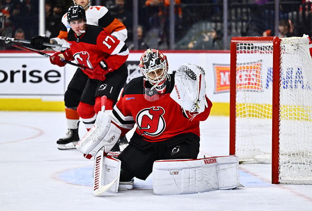 NHL: New Jersey Devils at Philadelphia Flyers