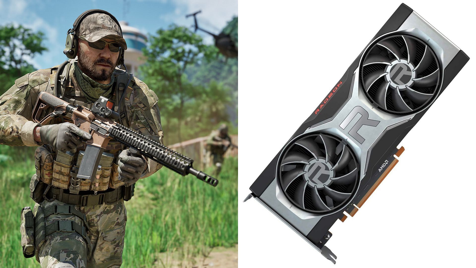 The AMD RX 6700 XT is a fantastic GPU for playing Gray Zone Warfare (Image via Amazon and Steam)