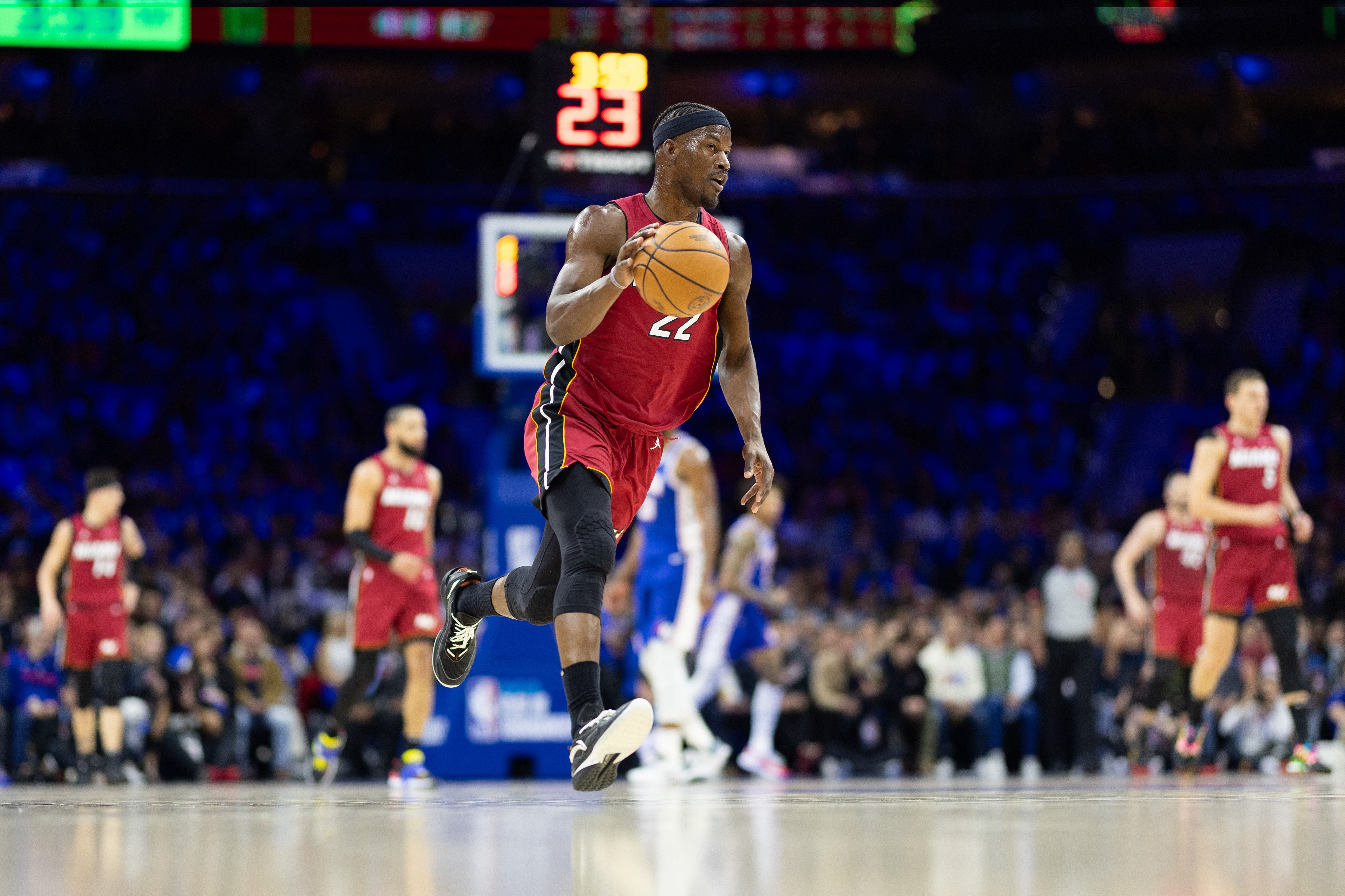 NBA: Playoffs-Miami Heat at Philadelphia 76ers