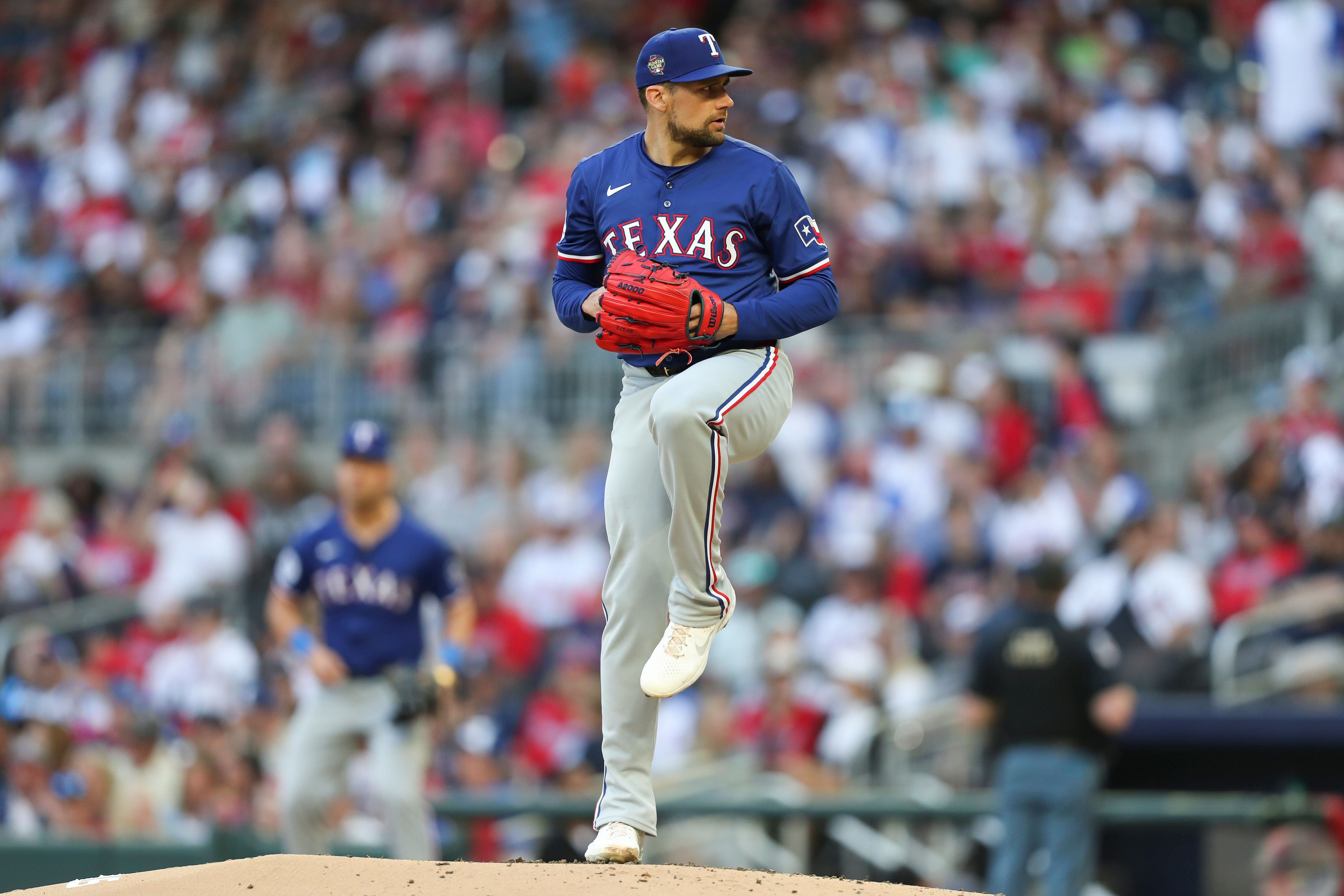 Texas Rangers - Nathan Eovaldi (Image via USA Today)