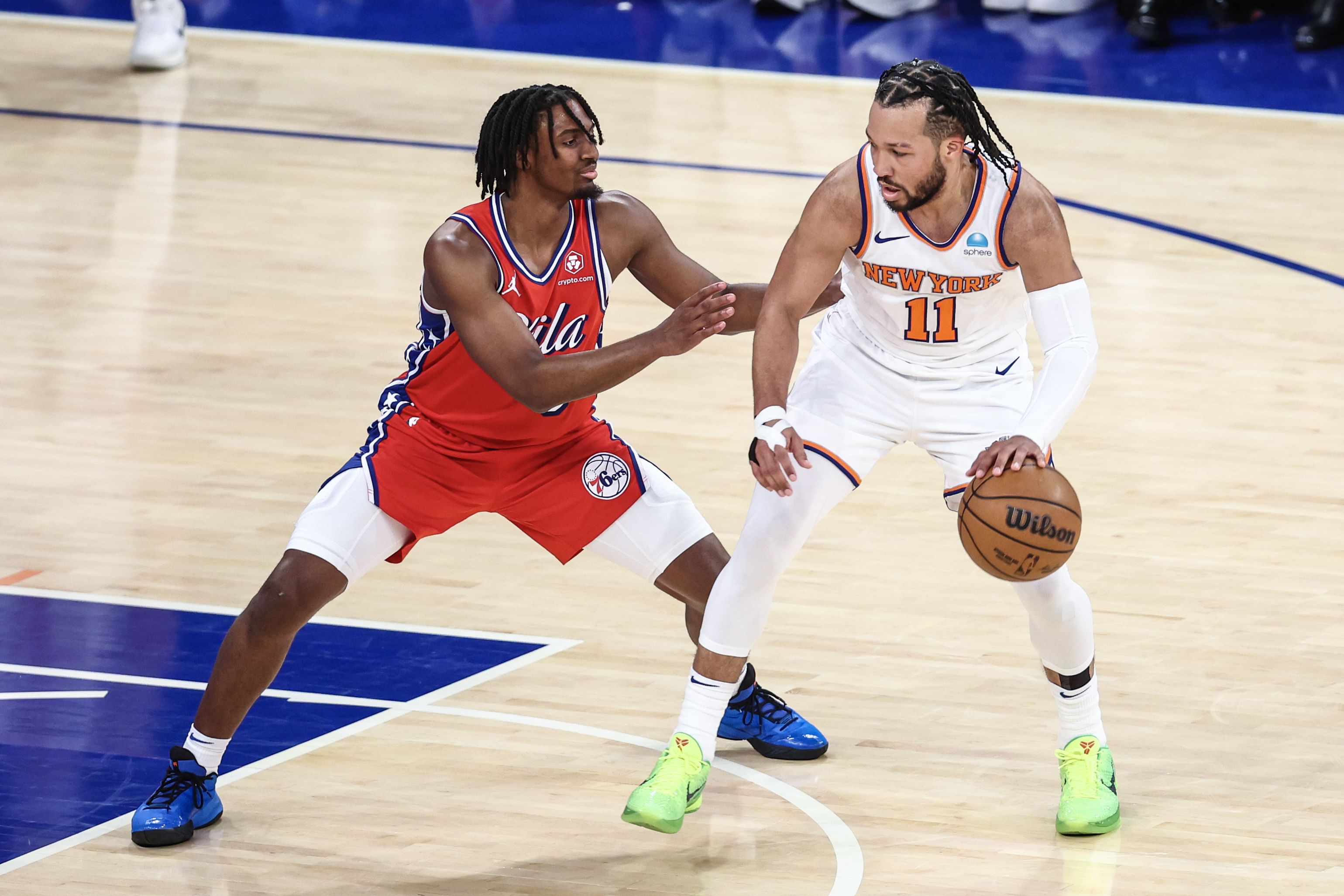 NBA: Playoffs-Philadelphia 76ers at New York Knicks