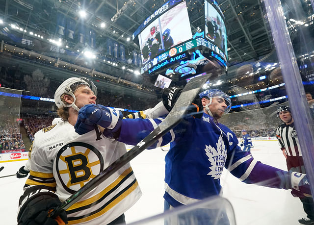 NHL: Stanley Cup Playoffs-Boston Bruins at Toronto Maple Leafs