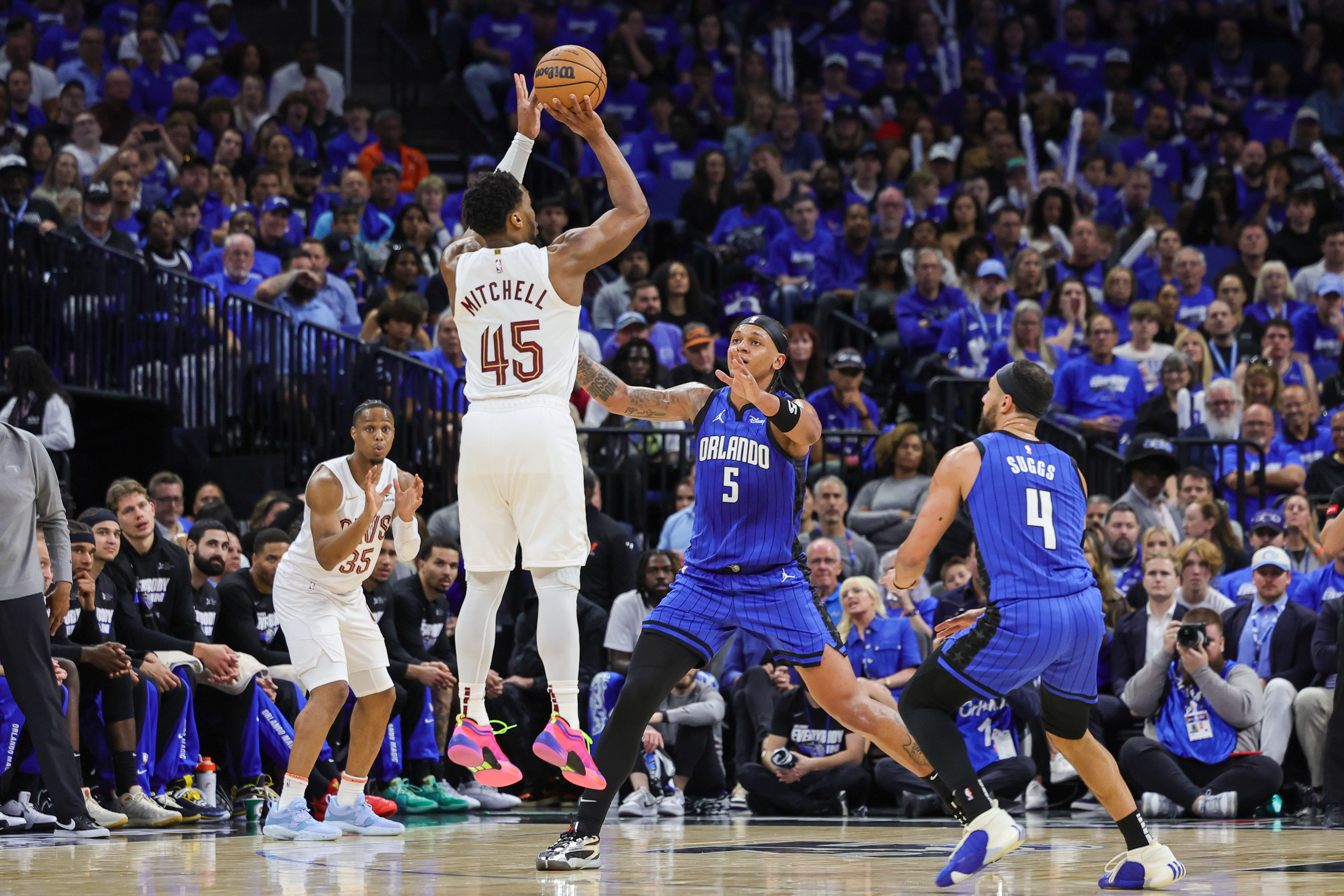 NBA: Playoffs-Cleveland Cavaliers at Orlando Magic