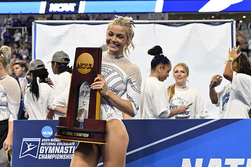 Olivia Dunne won the National Championship with her team