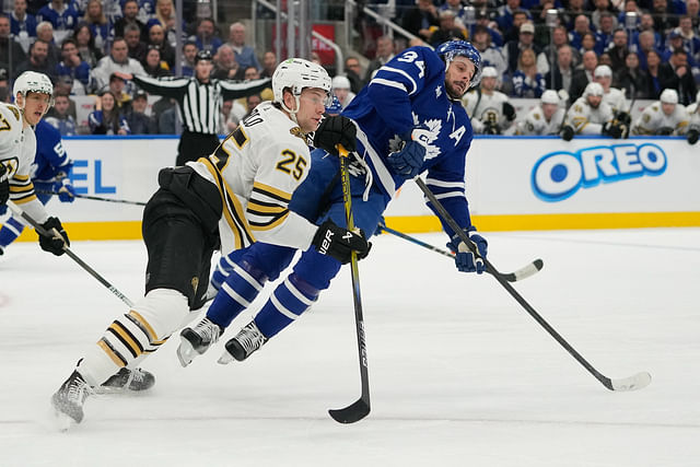 NHL: Stanley Cup Playoffs-Boston Bruins at Toronto Maple Leafs