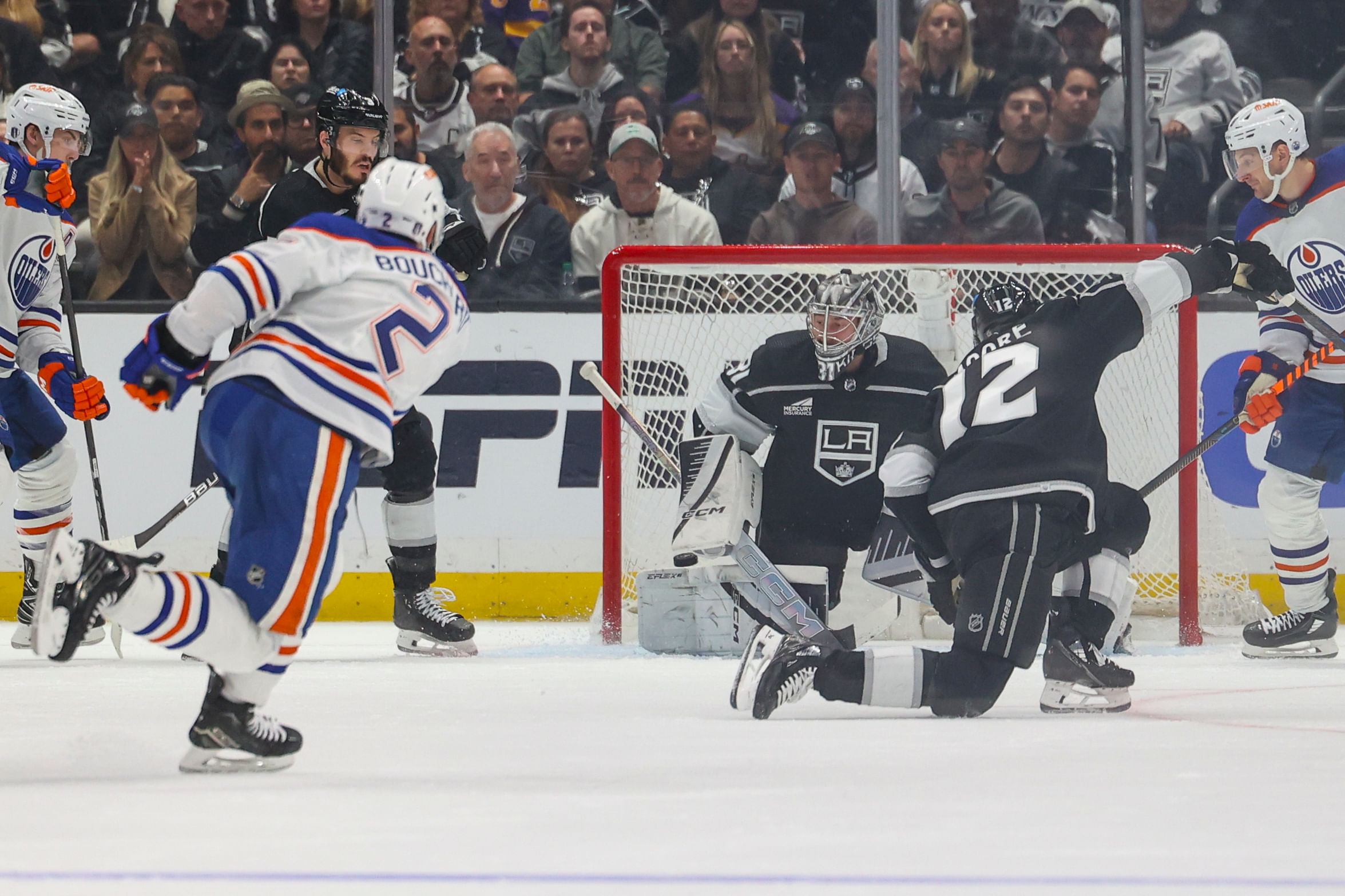 NHL: Stanley Cup Playoffs-Oilers at Los Angeles Kings