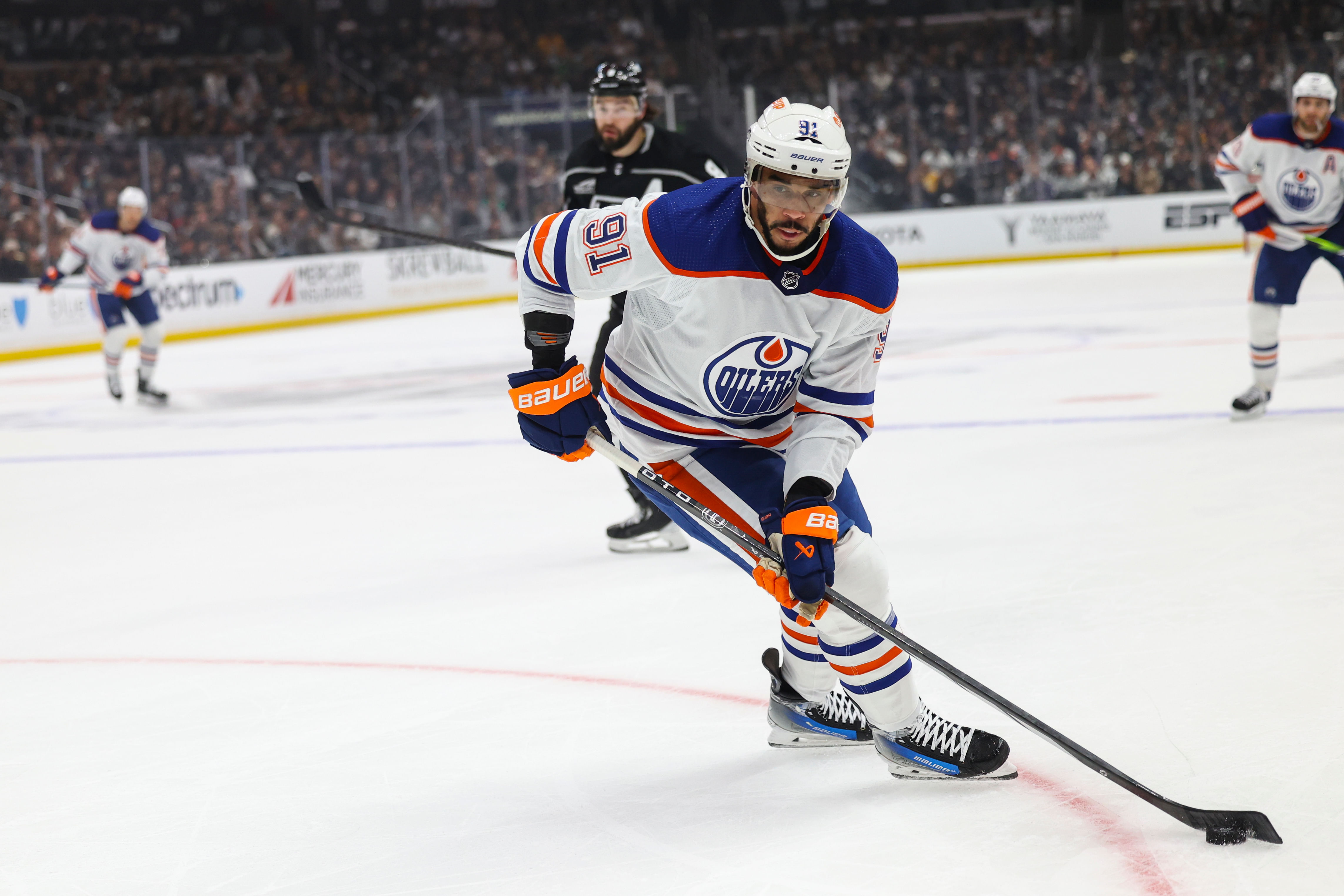 NHL: Stanley Cup Playoffs-Edmonton Oilers at Los Angeles Kings