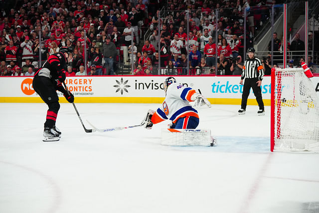 NHL: Stanley Cup Playoffs-New York Islanders at Carolina Hurricanes