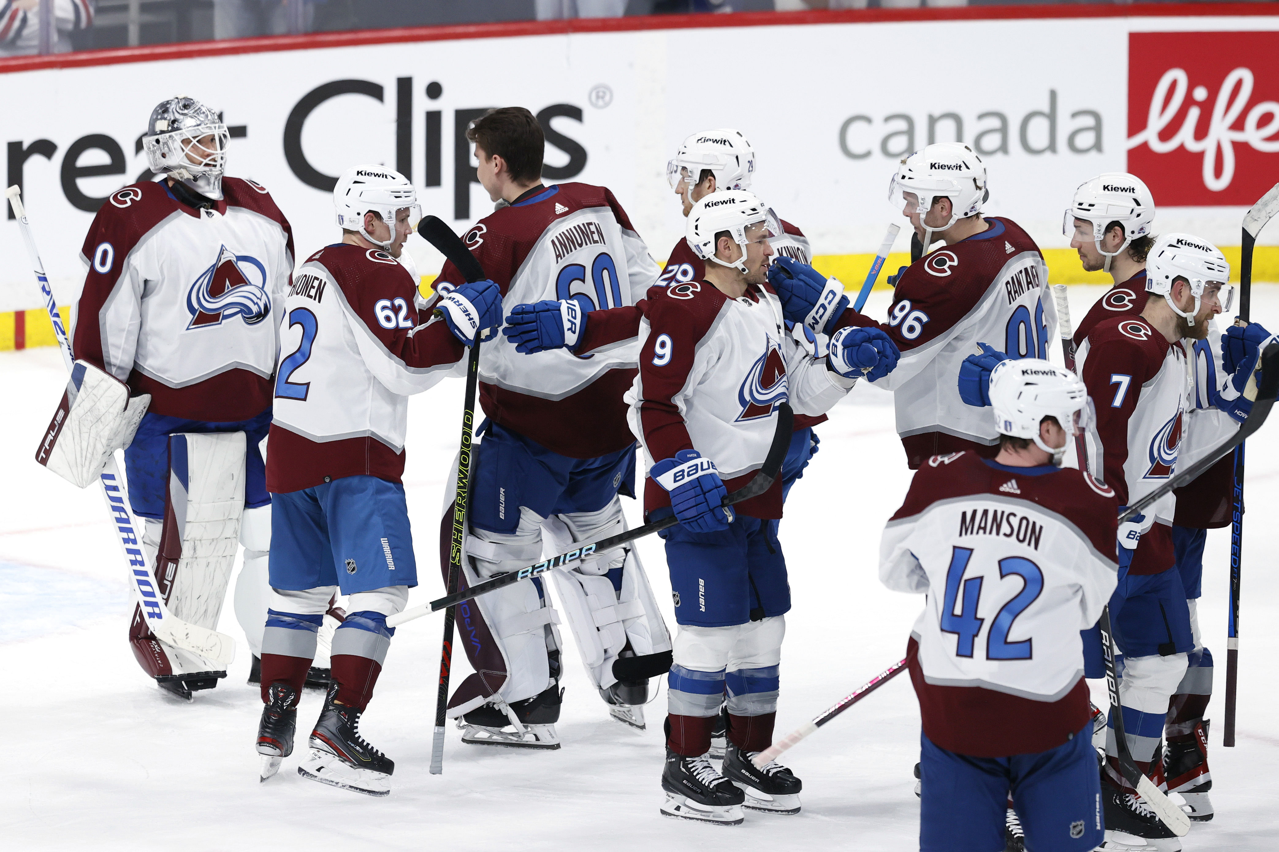 NHL: Stanley Cup Playoffs-Colorado Avalanche at Winnipeg Jets