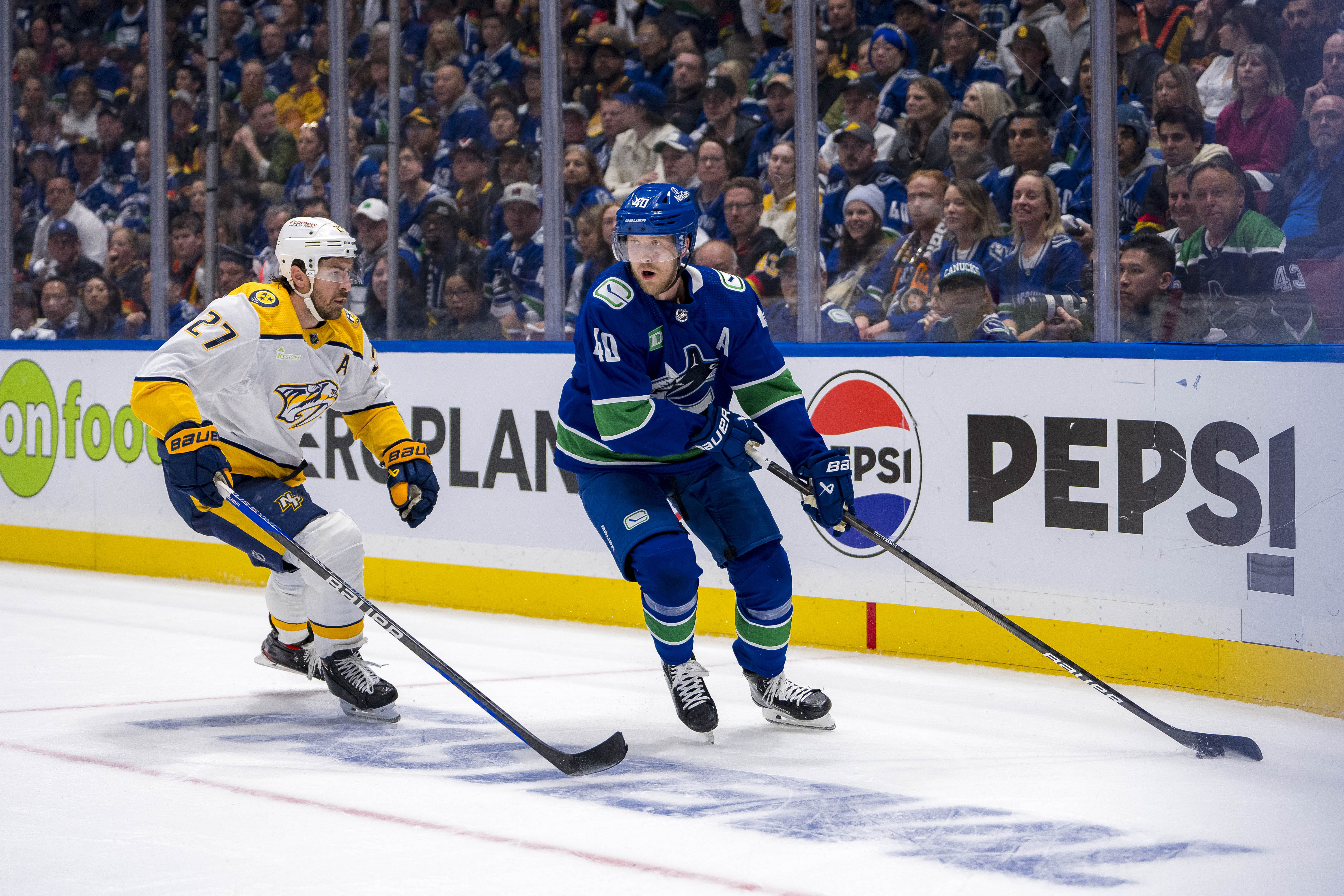 NHL: Stanley Cup Playoffs-Nashville Predators at Vancouver Canucks