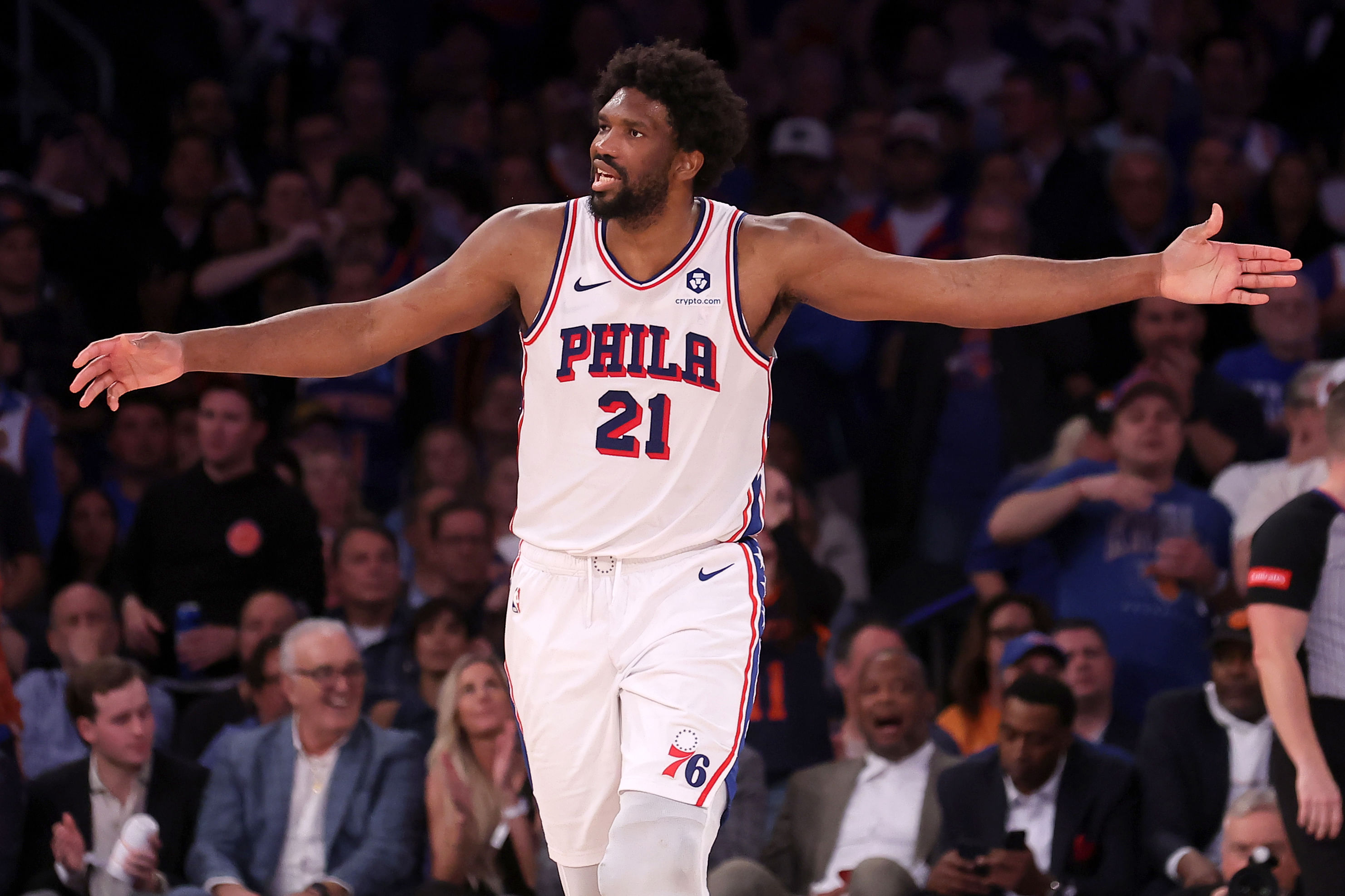 NBA: Playoffs-Philadelphia 76ers at New York Knicks