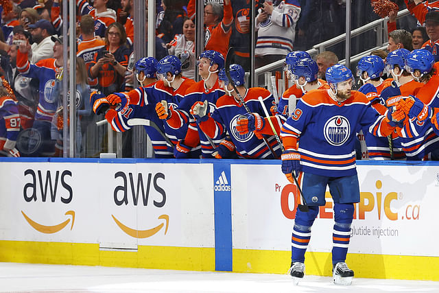 NHL: Stanley Cup Playoffs-Los Angeles Kings at Edmonton Oilers