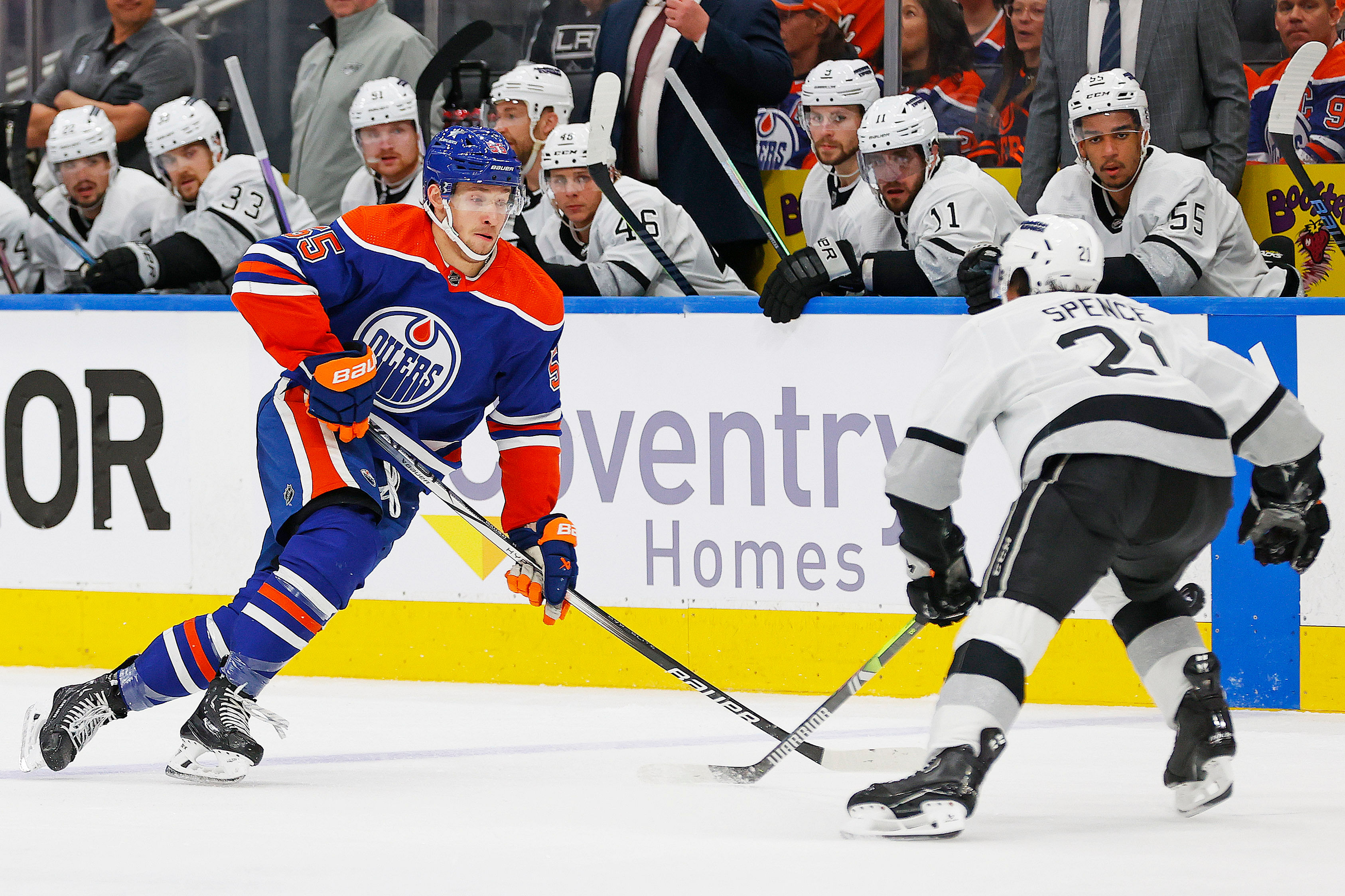 NHL: Stanley Cup Playoffs-Los Angeles Kings at Edmonton Oilers