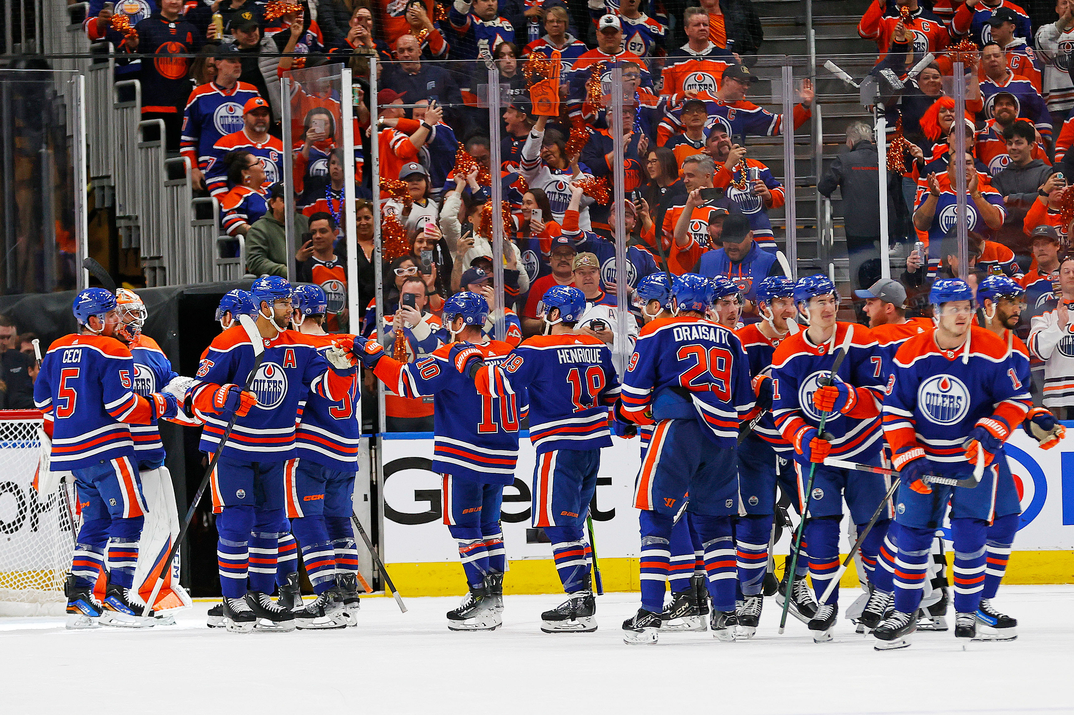 NHL: Stanley Cup Playoffs-Edmonton Oilers