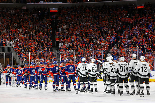 NHL: Stanley Cup Playoffs-Los Angeles Kings at Edmonton Oilers