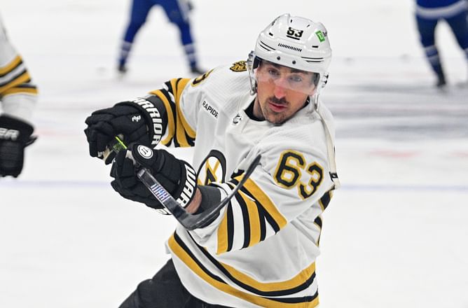 Jim Montgomery takes blame for Bruins' lack of retaliation to Sam Bennett's hit on Brad Marchand