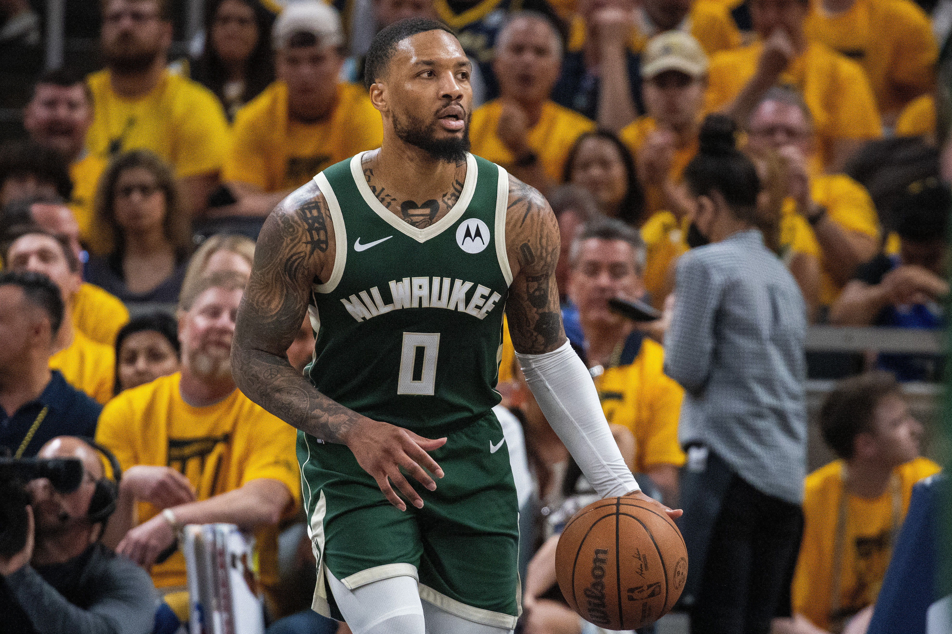 NBA: Playoffs-Milwaukee Bucks at Indiana Pacers