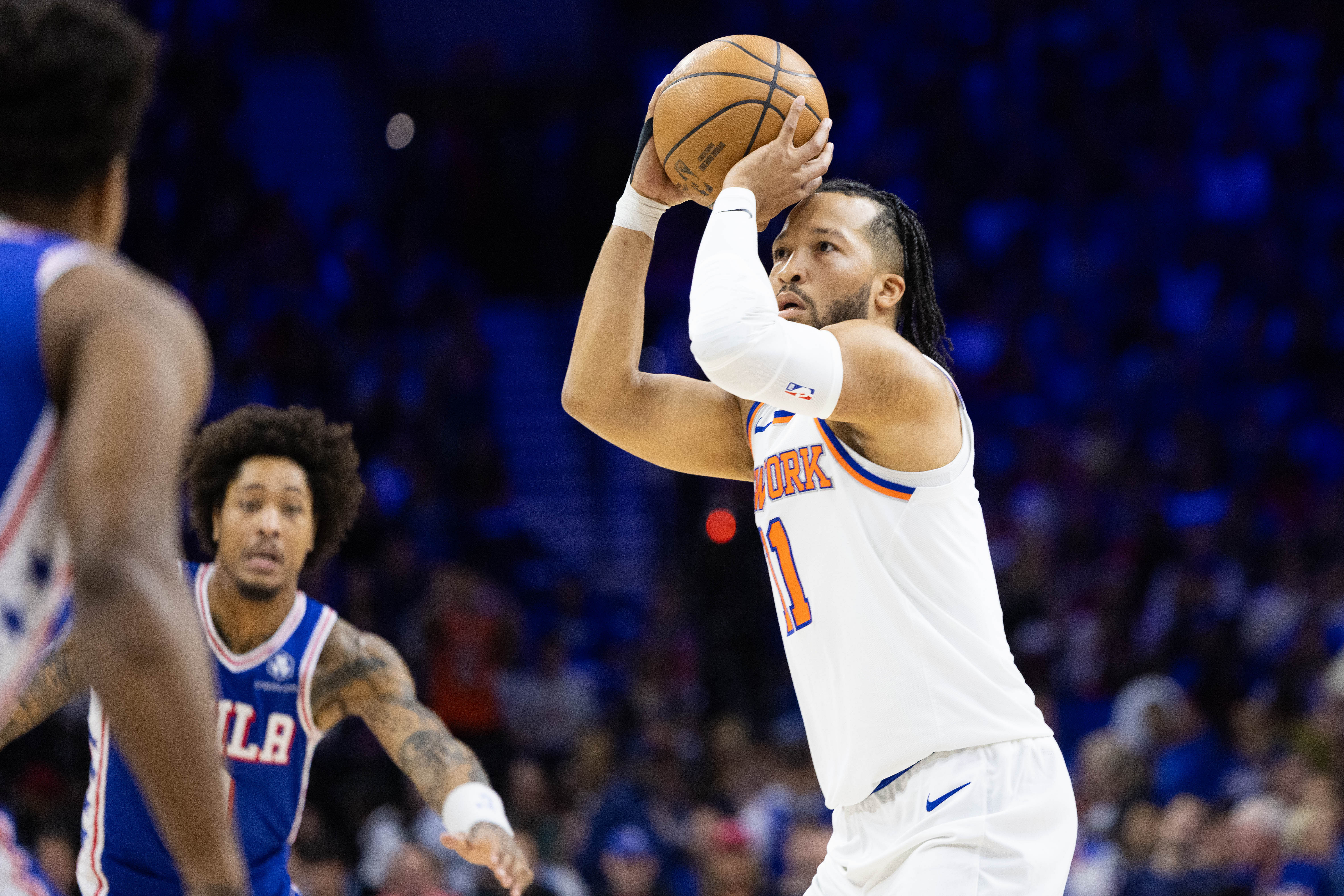 NBA: Playoffs-New York Knicks at Philadelphia 76ers