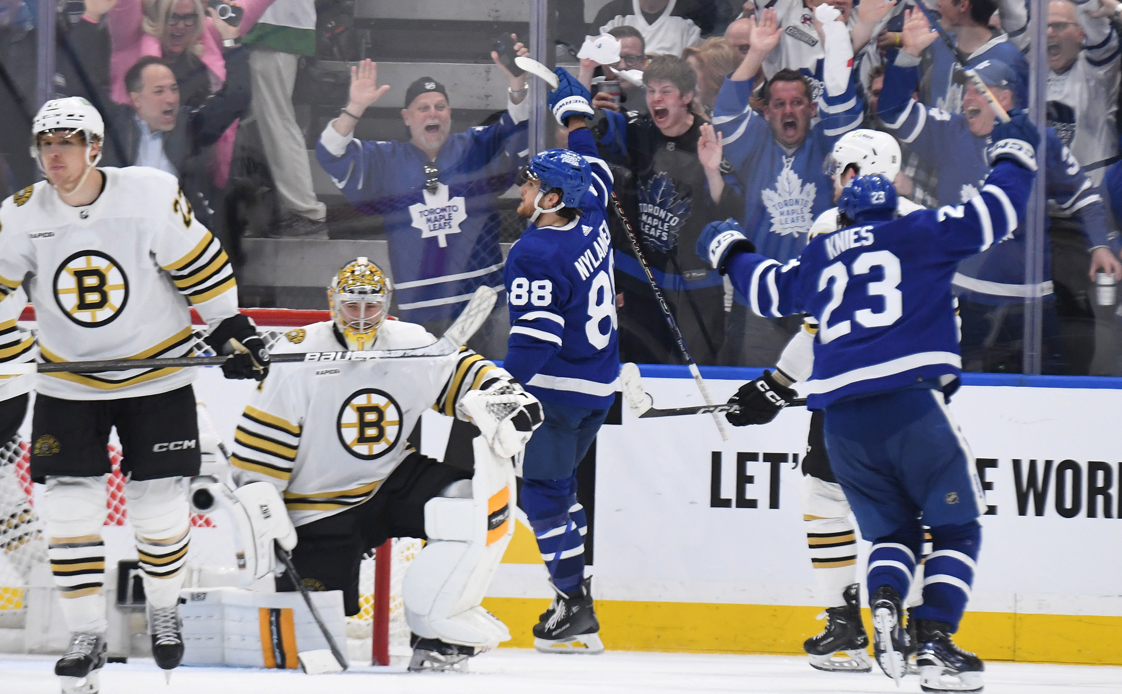 NHL: Stanley Cup Playoffs-Boston Bruins at Toronto Maple Leafs