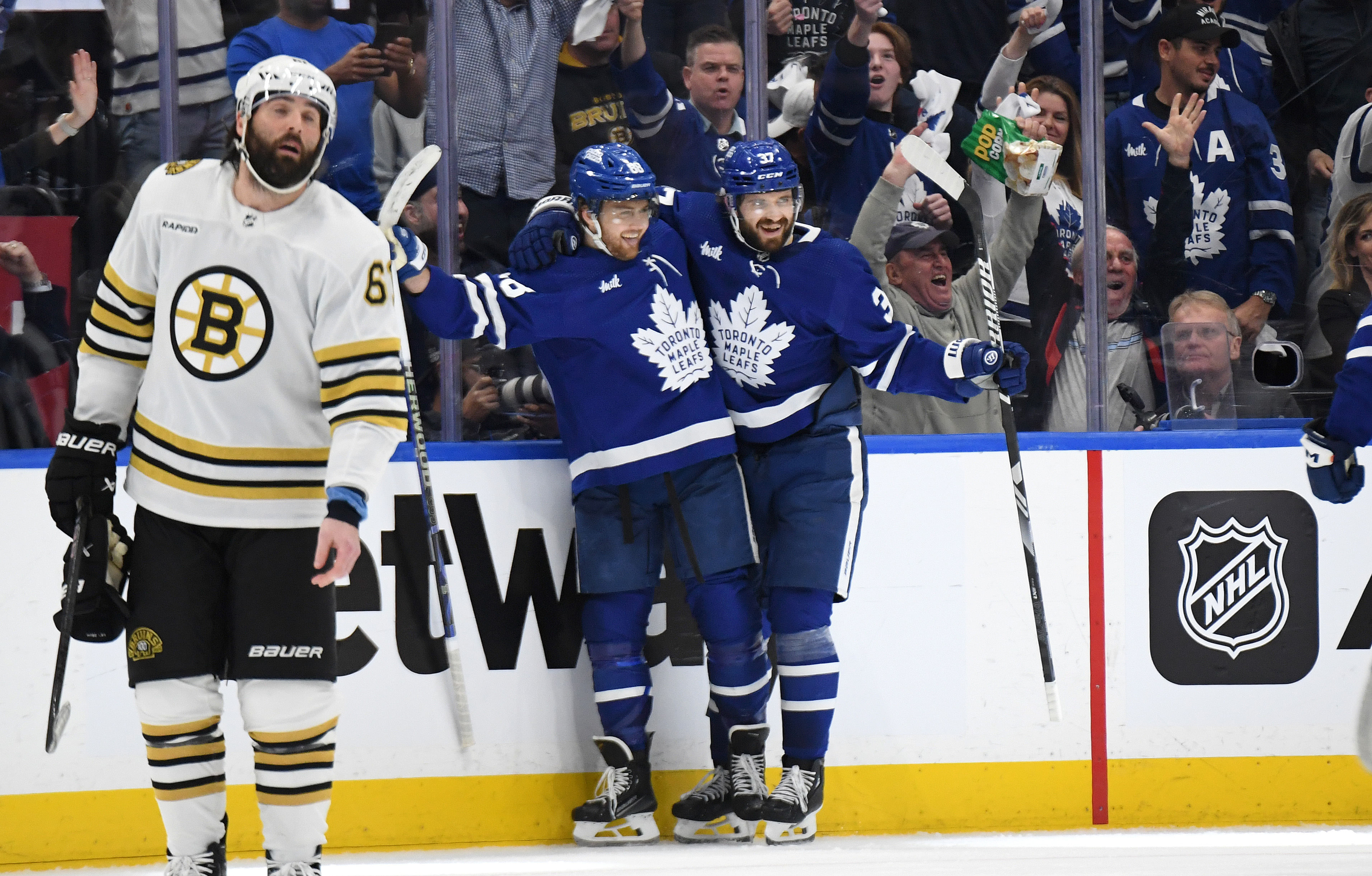 NHL: Stanley Cup Playoffs-Boston Bruins at Toronto Maple Leafs