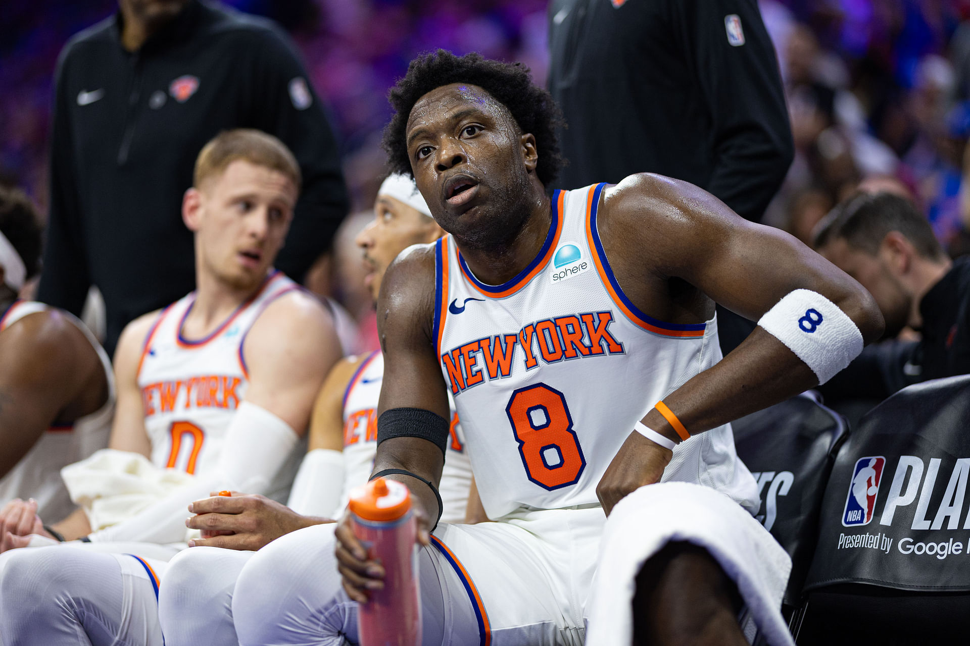 NBA: Playoffs-New York Knicks at Philadelphia 76ers