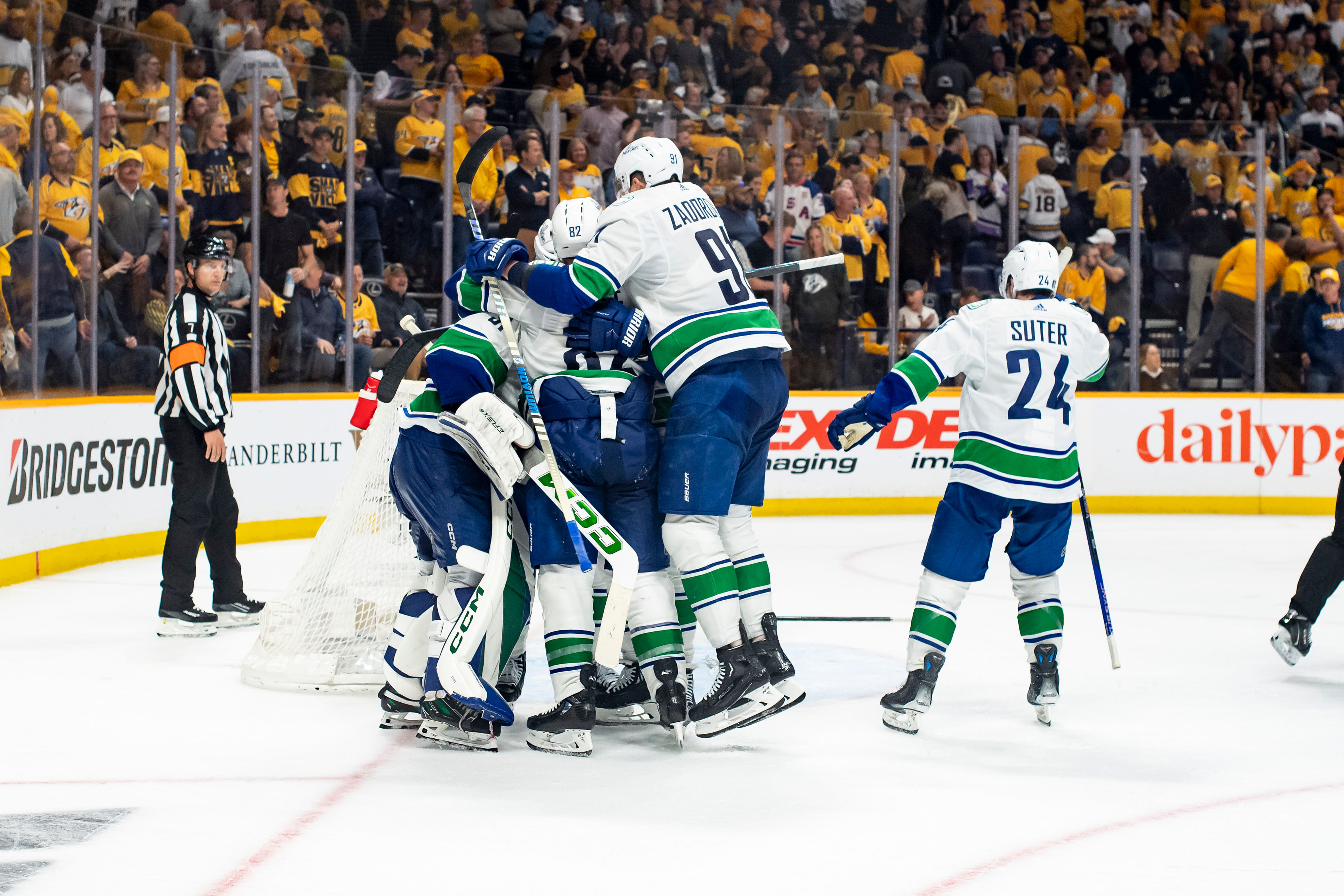 NHL: Stanley Cup Playoffs-Vancouver Canucks