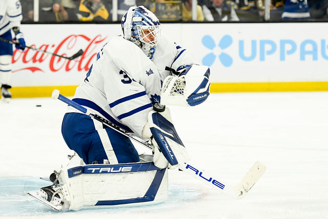 NHL: Stanley Cup Playoffs-Toronto Maple Leafs at Boston Bruins