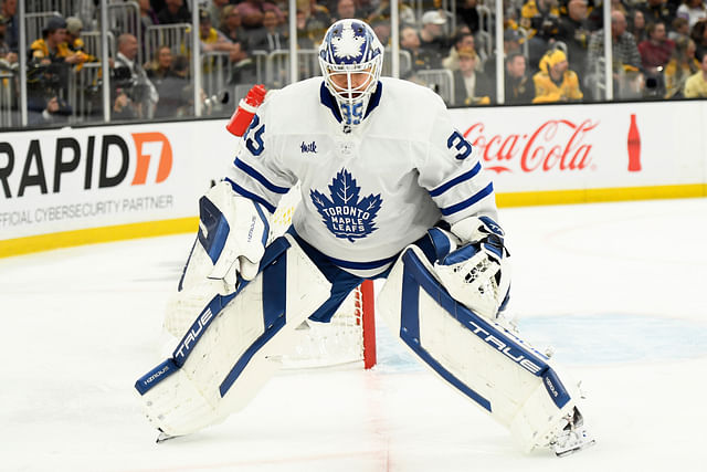 NHL: Stanley Cup Playoffs-Toronto Maple Leafs at Boston Bruins