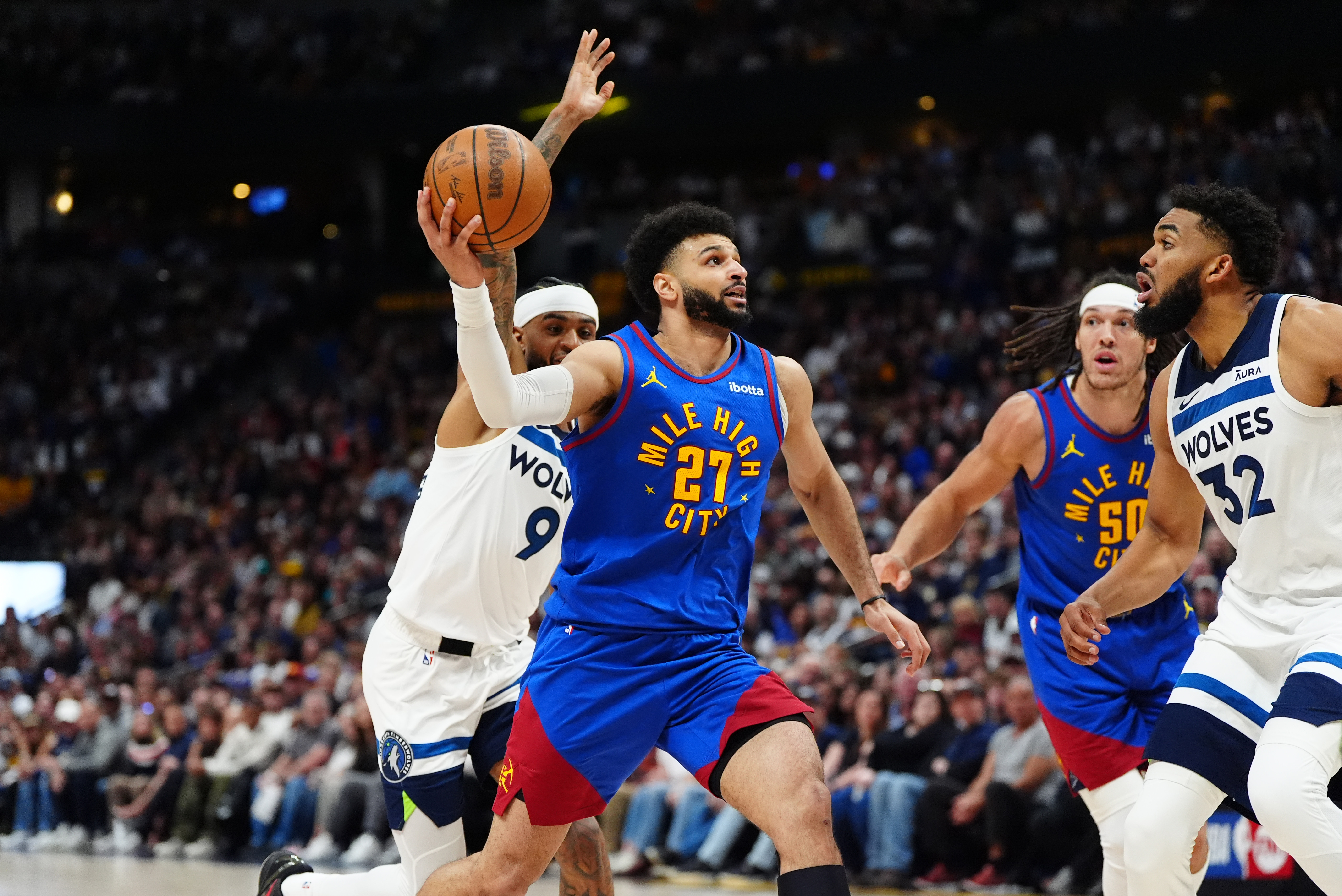 NBA: Playoffs-Minnesota Timberwolves at Denver Nuggets