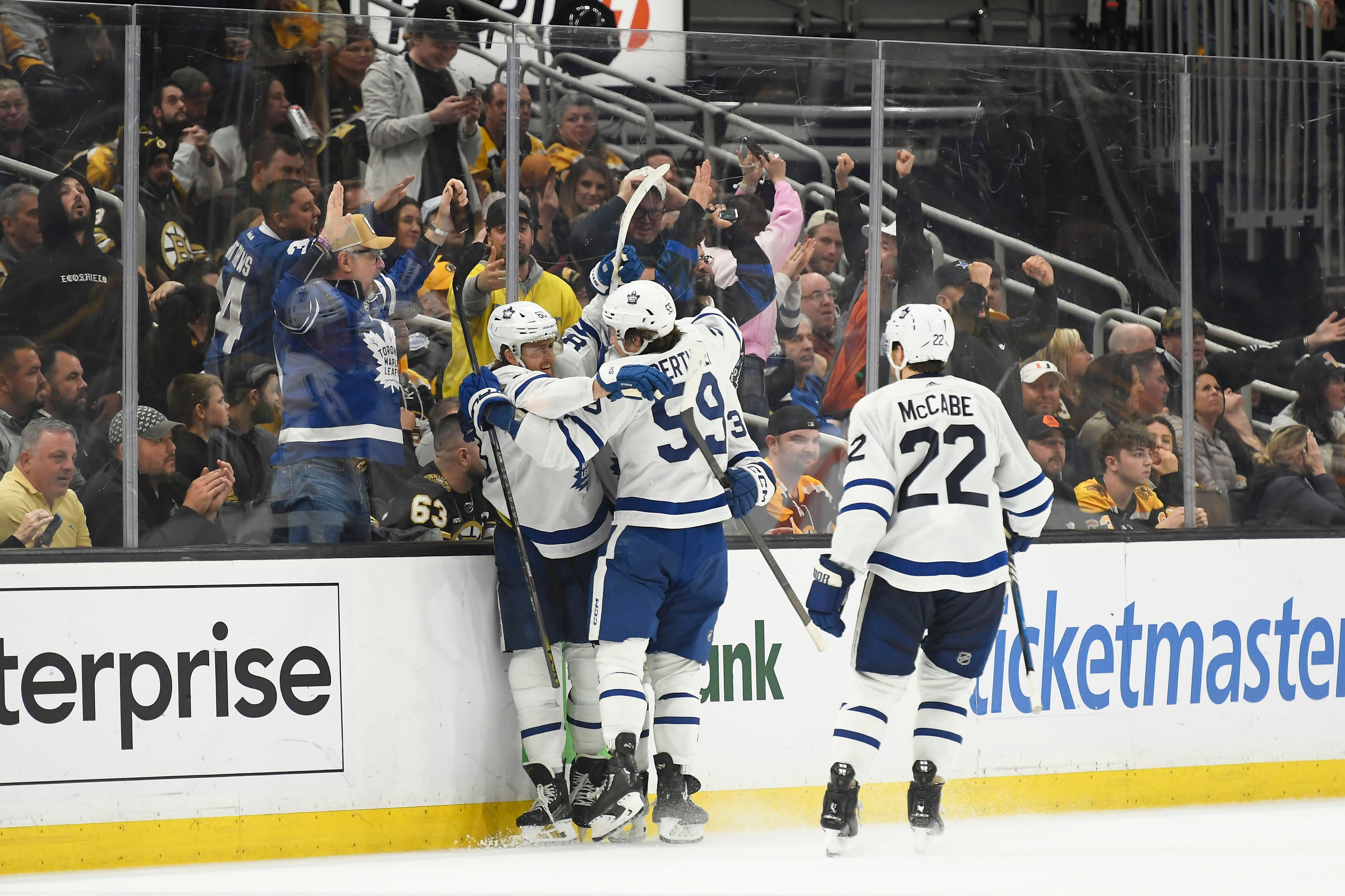 NHL: Stanley Cup Playoffs-Toronto Maple Leafs at Boston Bruins