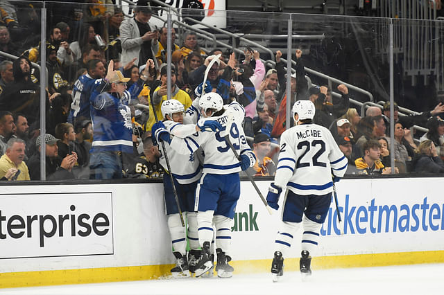 NHL: Stanley Cup Playoffs-Toronto Maple Leafs at Boston Bruins