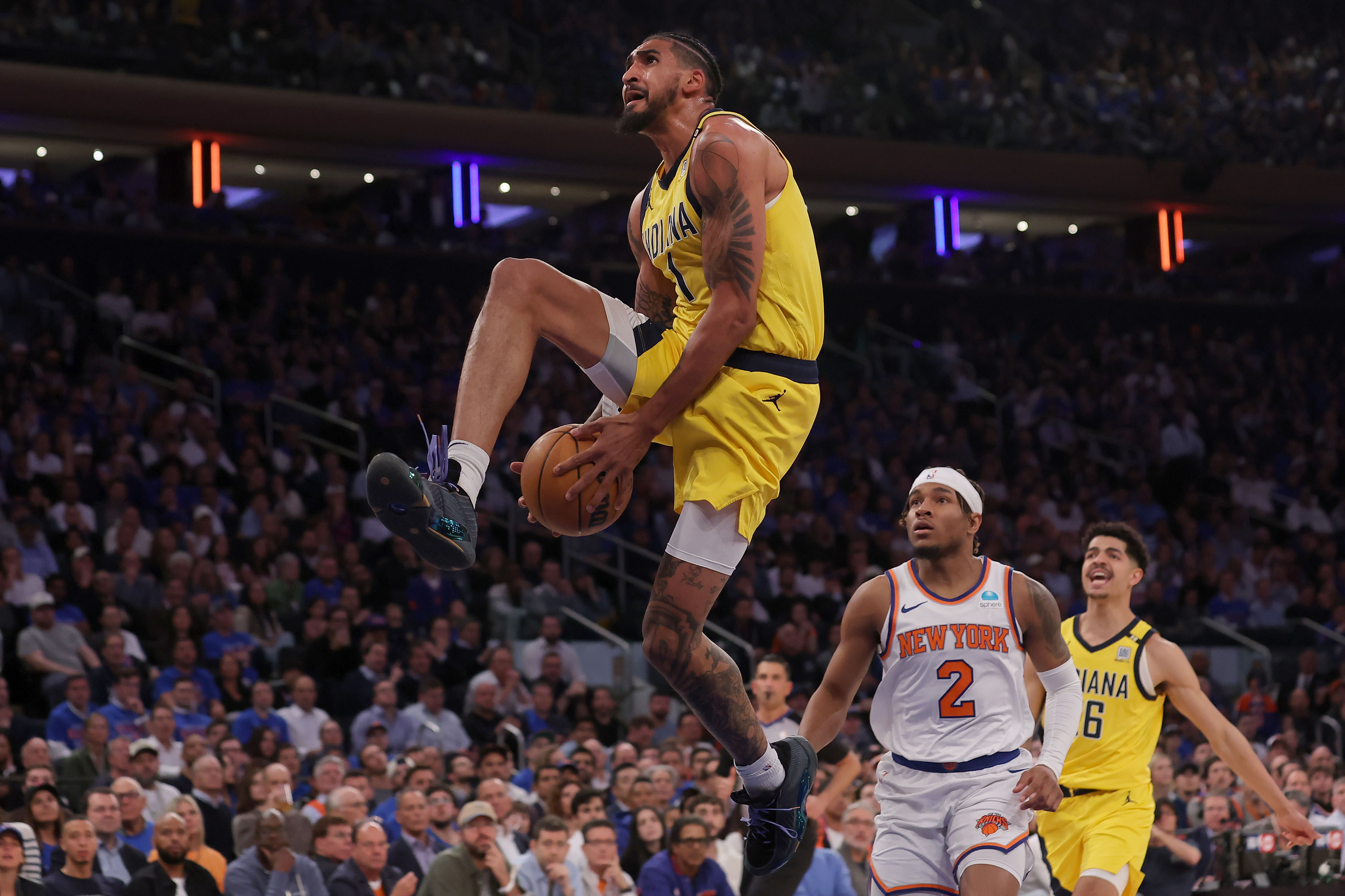 NBA: Playoffs-Indiana Pacers at New York Knicks