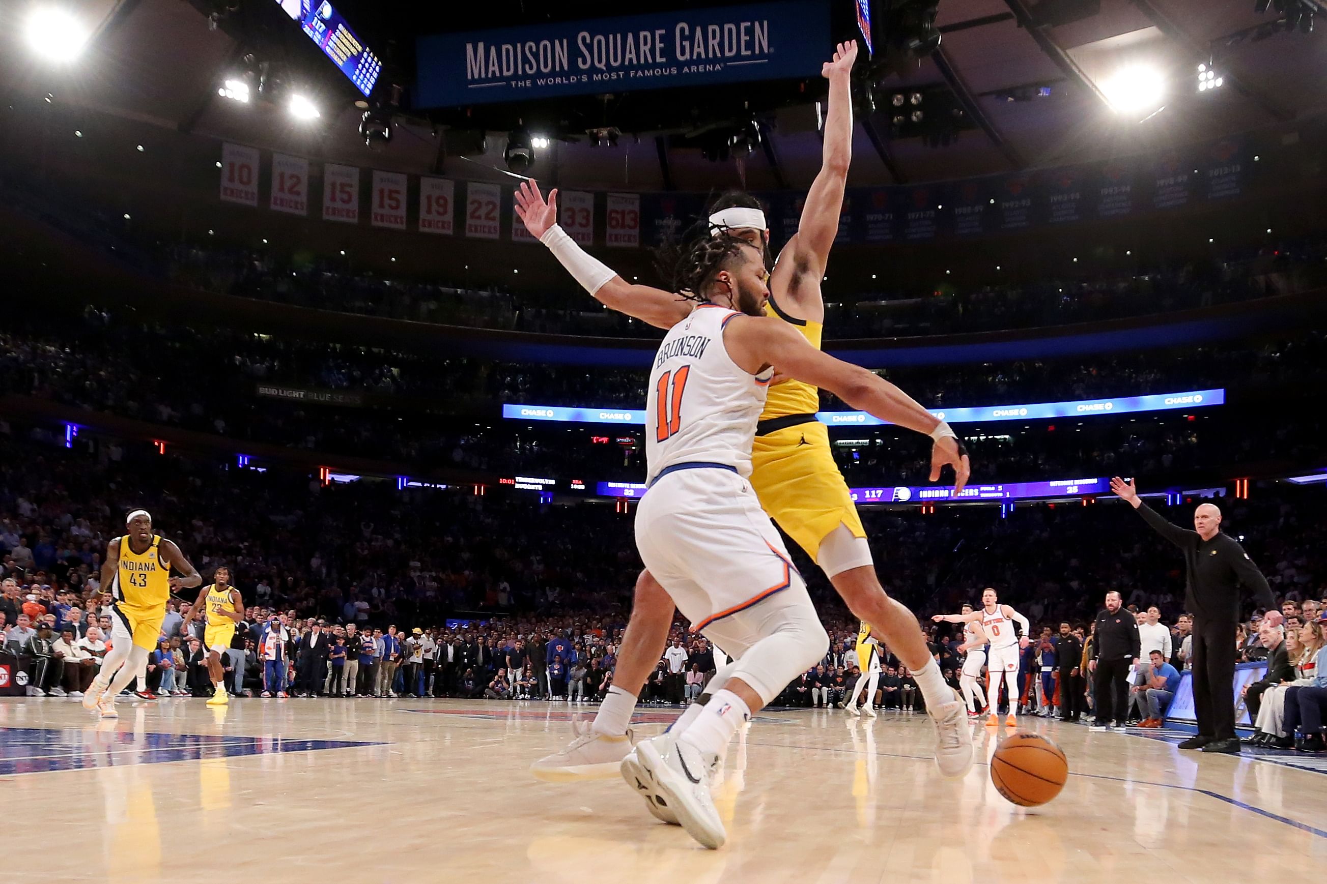 NBA: Playoffs-Indiana Pacers at New York Knicks