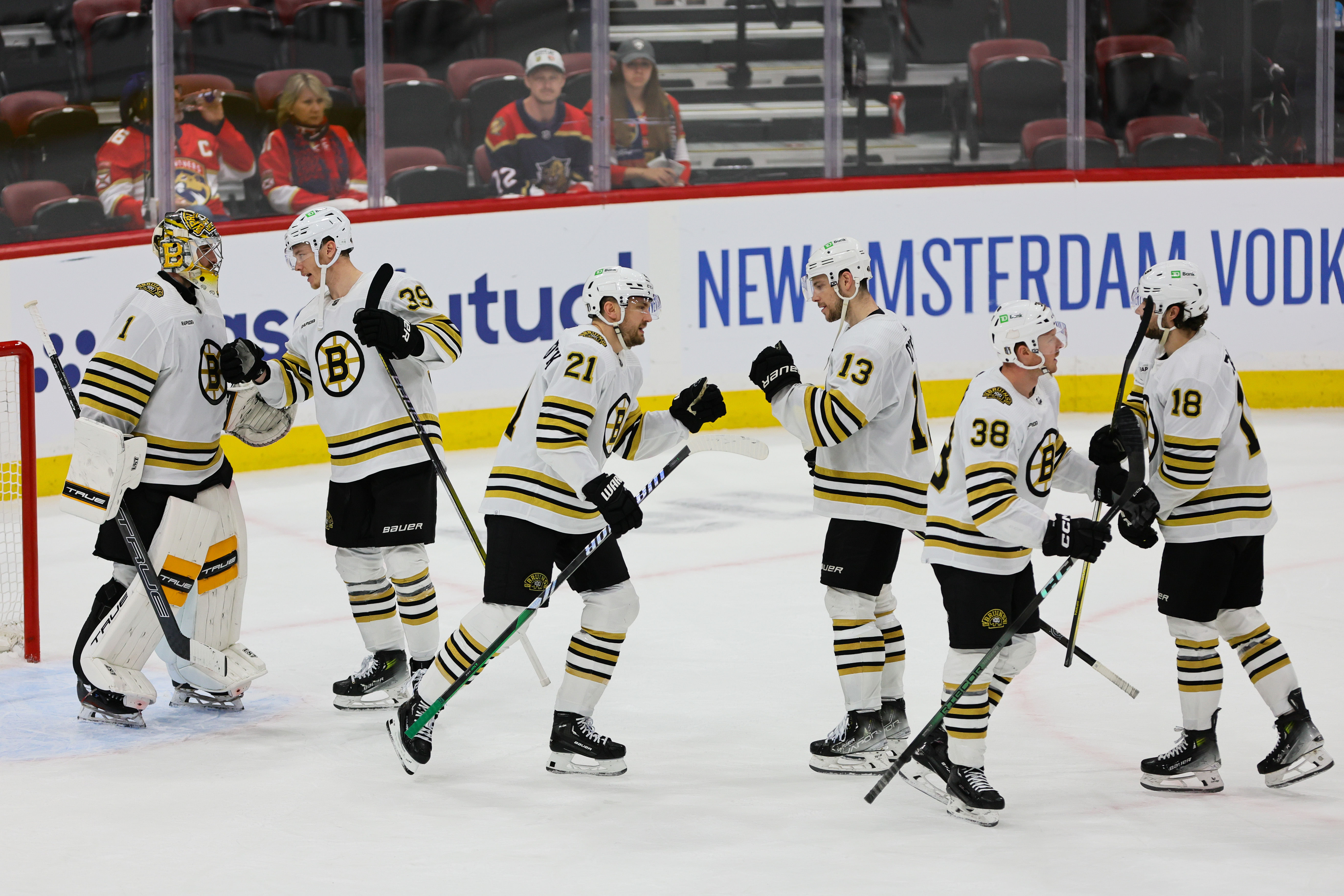 NHL: Stanley Cup Playoffs-Bruins at Florida Panthers
