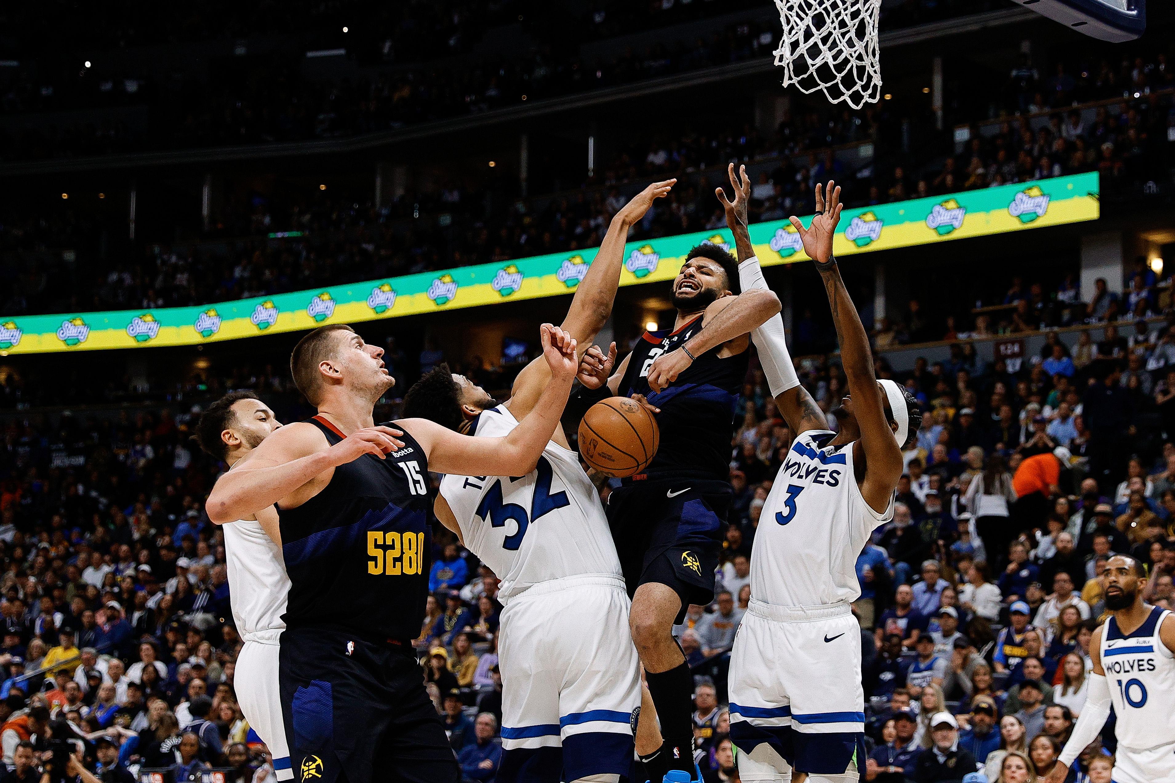 NBA: Playoffs-Minnesota Timberwolves at Denver Nuggets