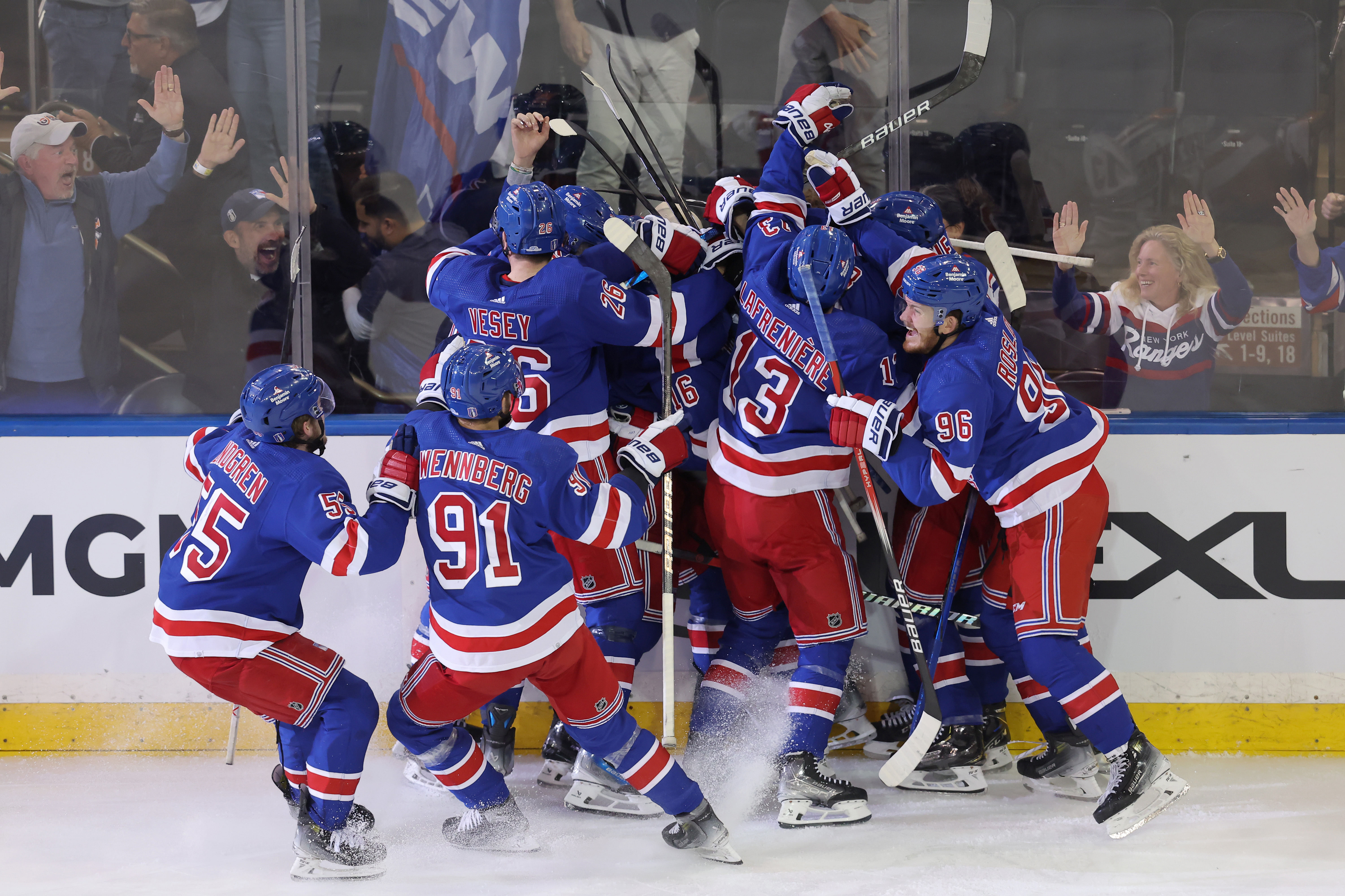 NHL: Stanley Cup Playoffs-Hurricanes at New York