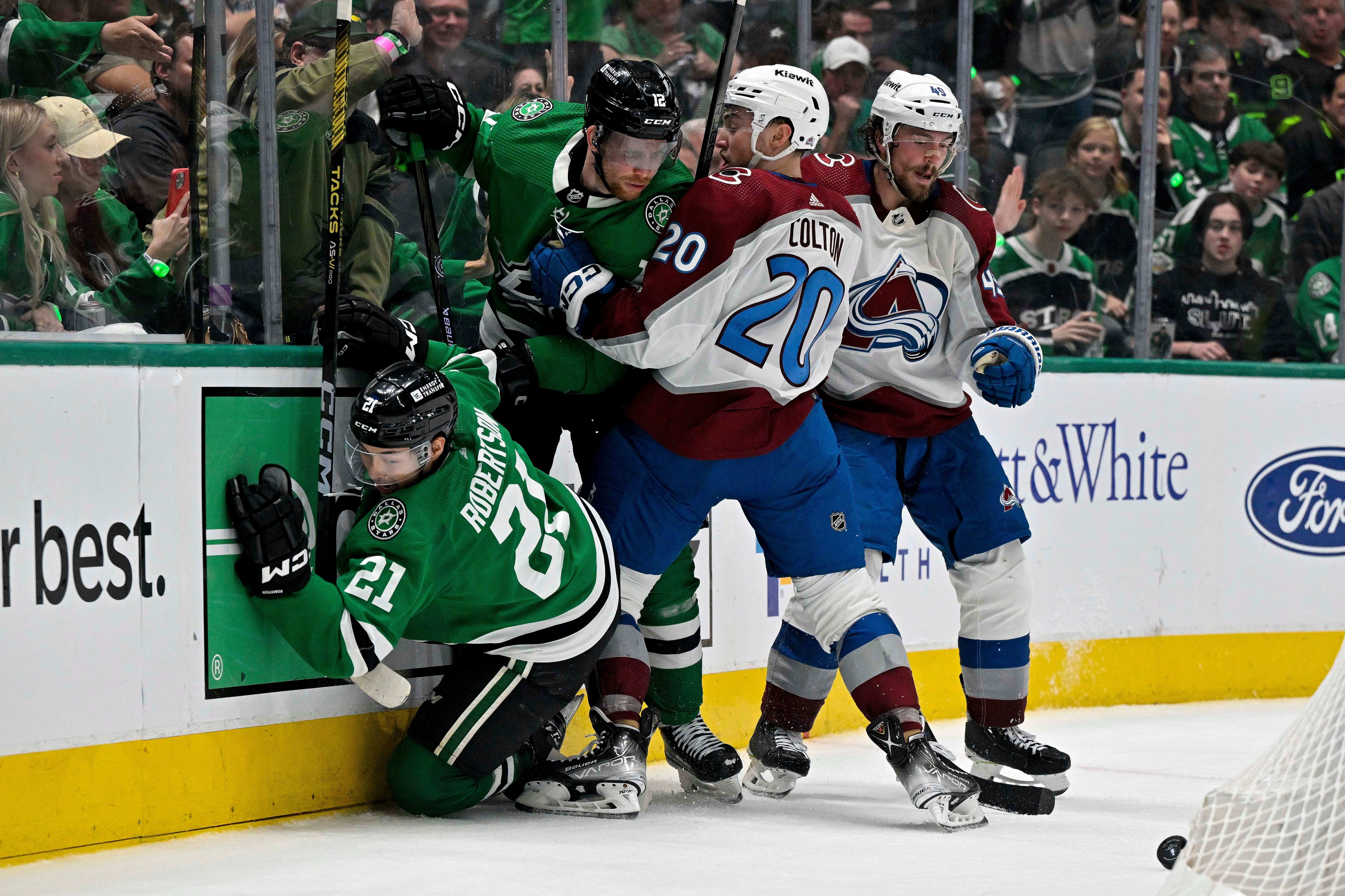 NHL: Stanley Cup Playoffs-Colorado Avalanche at Dallas Stars