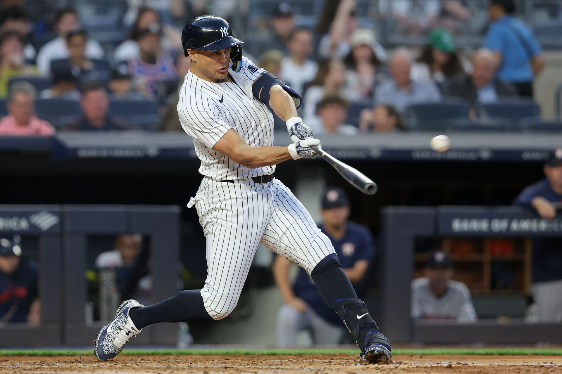 Giancarlo Stanton swings hard almost every single time