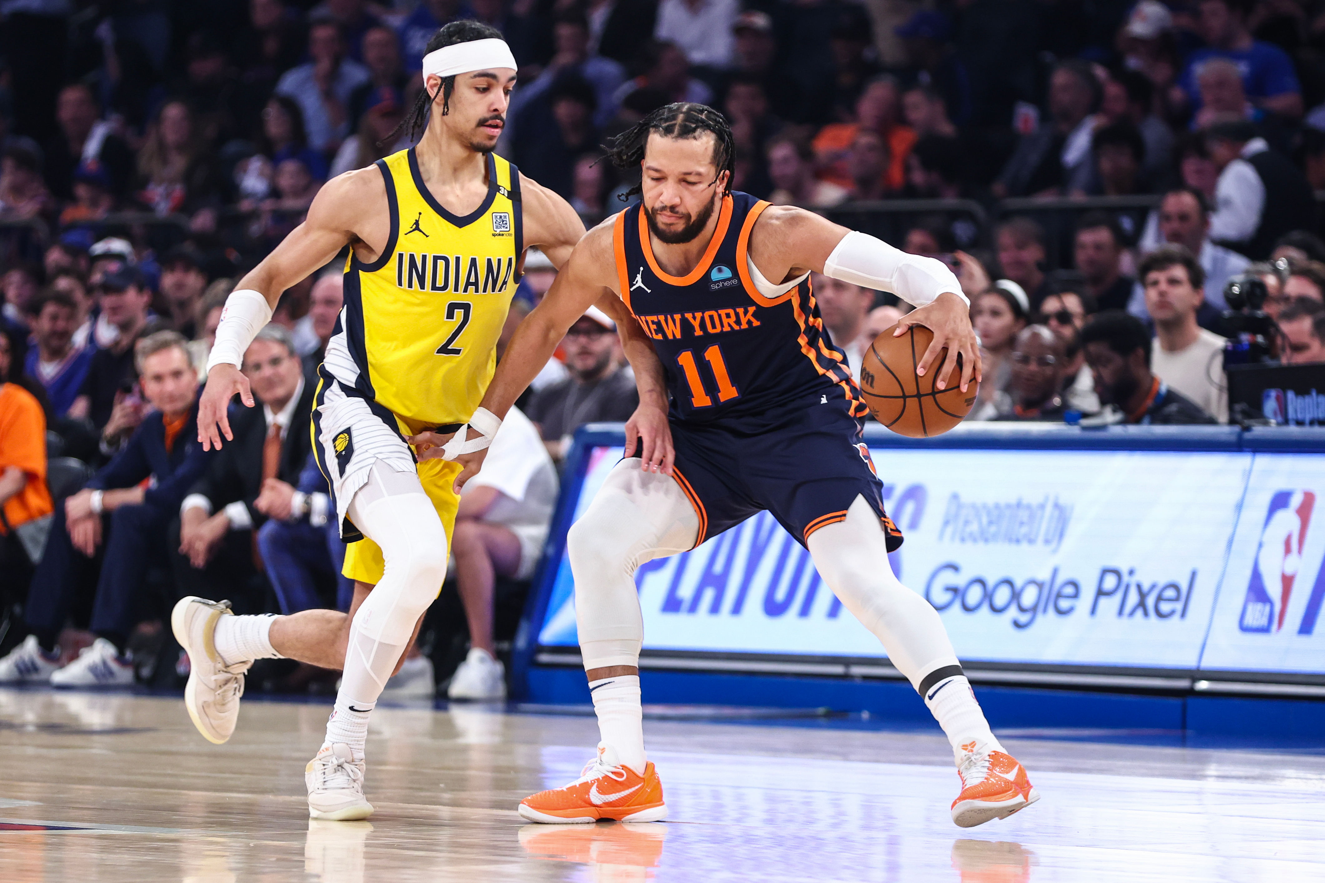 NBA: Playoffs-Indiana Pacers at New York Knicks