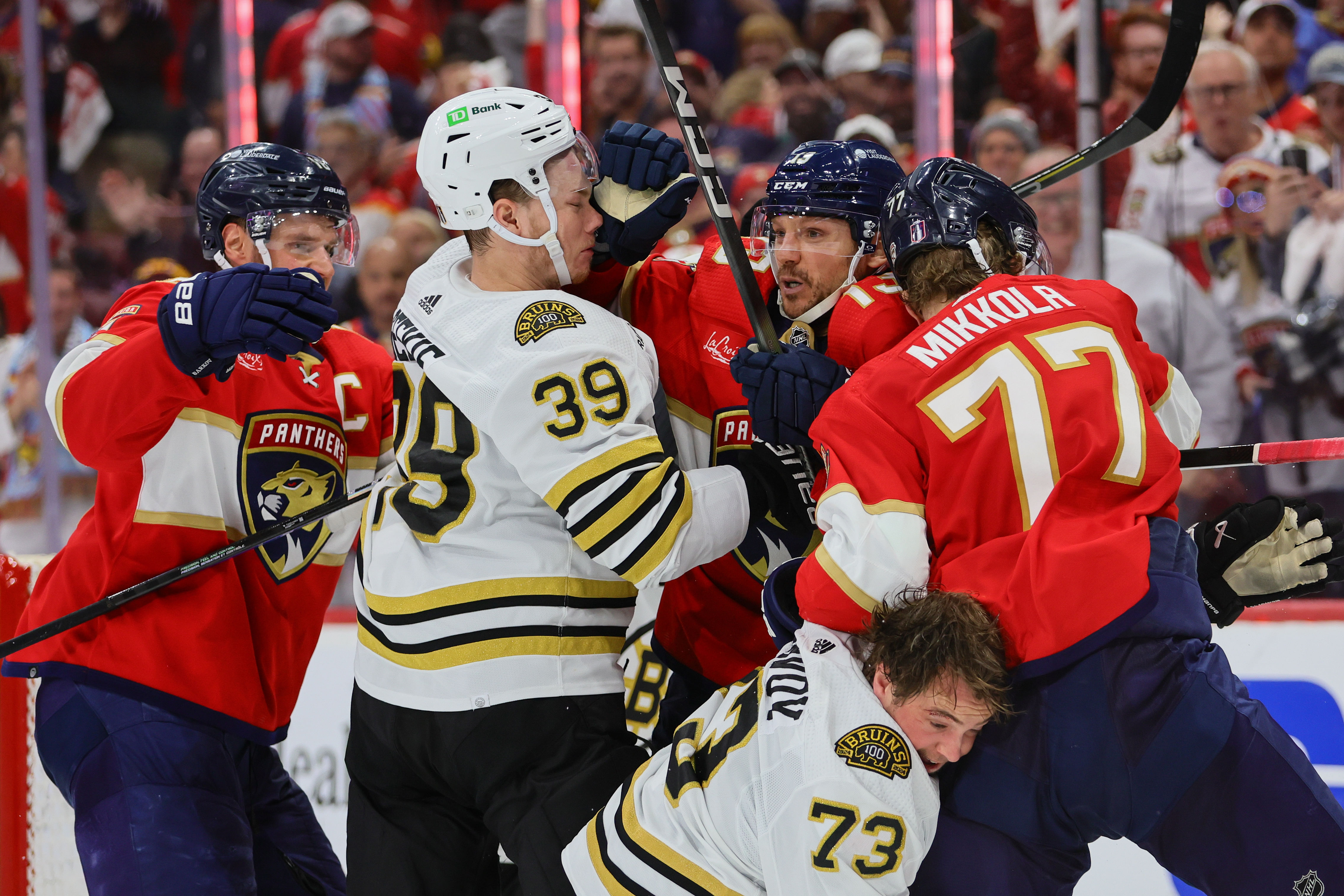 NHL: Stanley Cup Playoffs-Boston Bruins at Florida Panthers