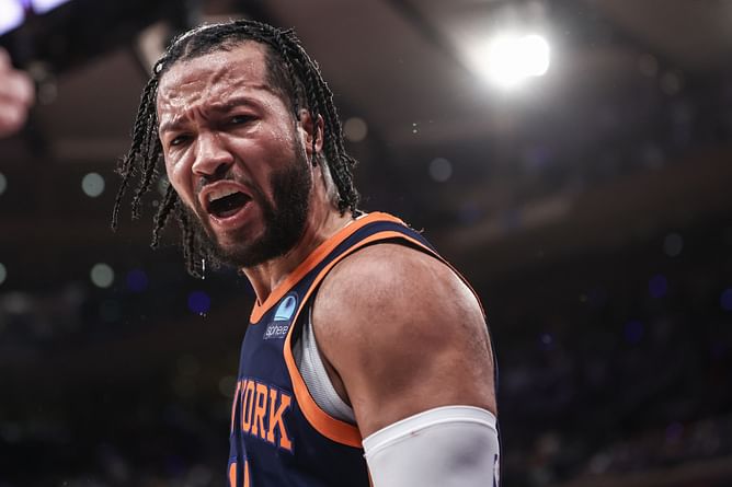 "Hit me in the place where it's not really comfortable" - Jalen Brunson hilariously quips extent of tragical injury